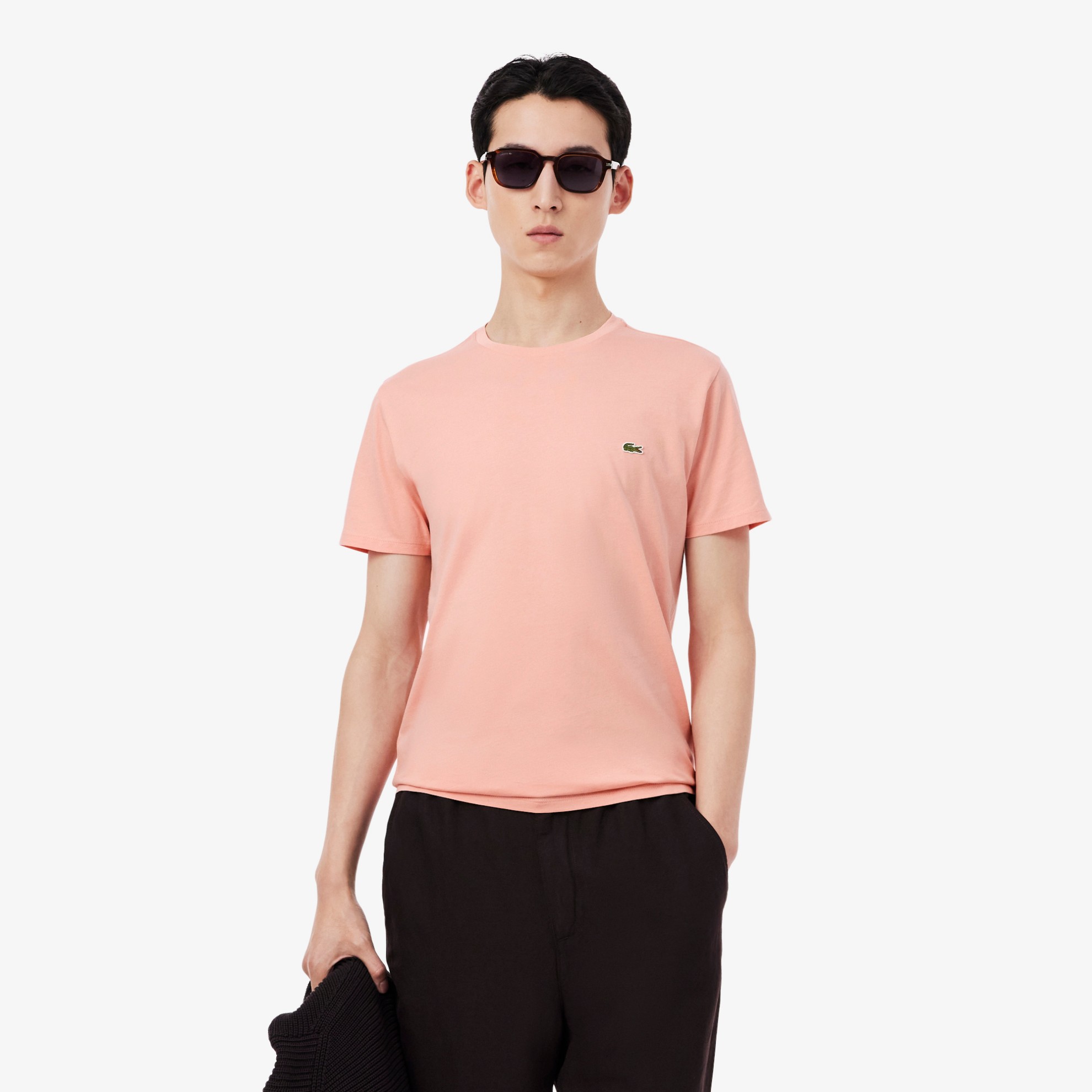 Εικόνα της Ανδρικό T-shirt Pima Cotton Jersey με Λαιμόκοψη