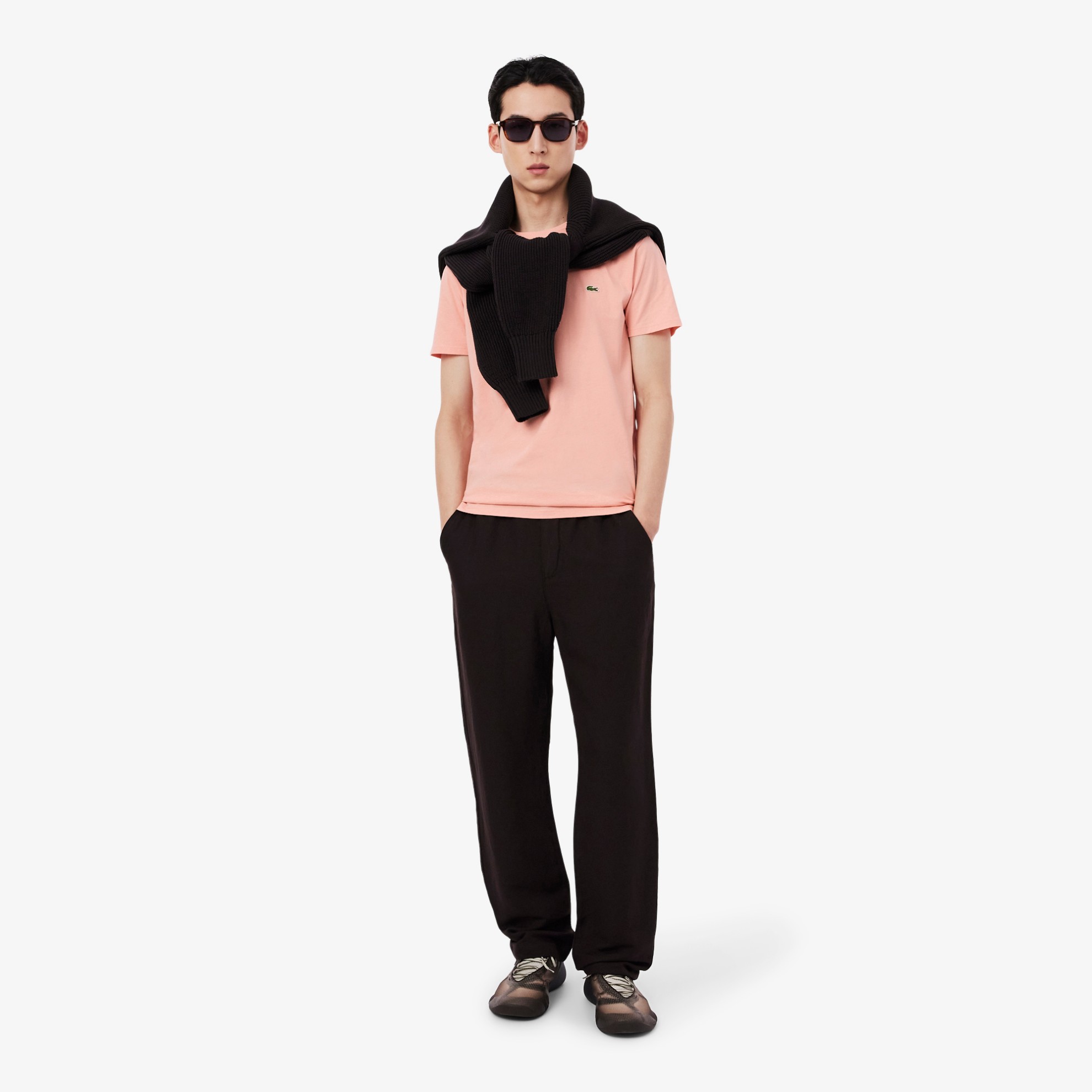 Εικόνα της Ανδρικό T-shirt Pima Cotton Jersey με Λαιμόκοψη