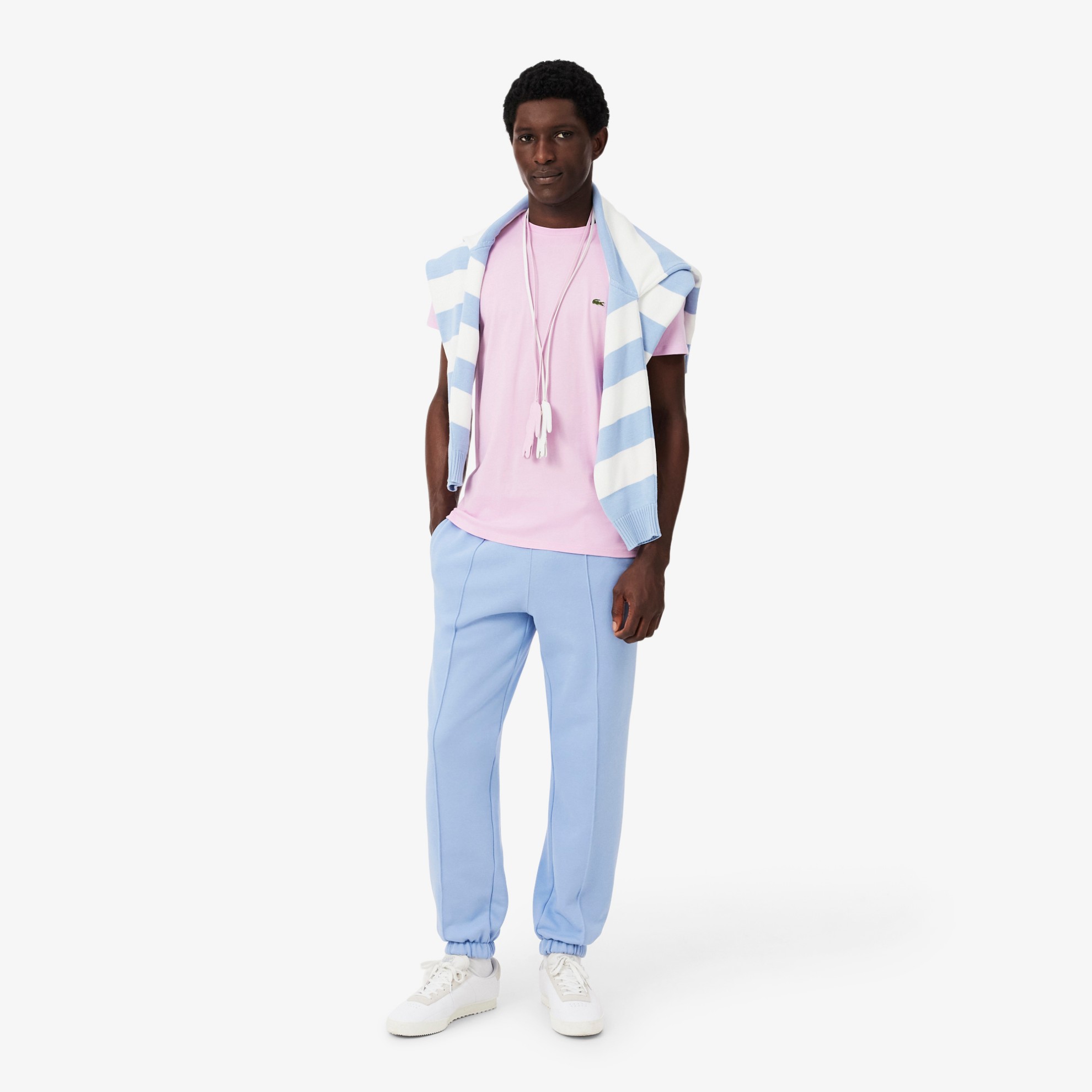 Εικόνα της Ανδρικό T-shirt Pima Cotton Jersey με Λαιμόκοψη