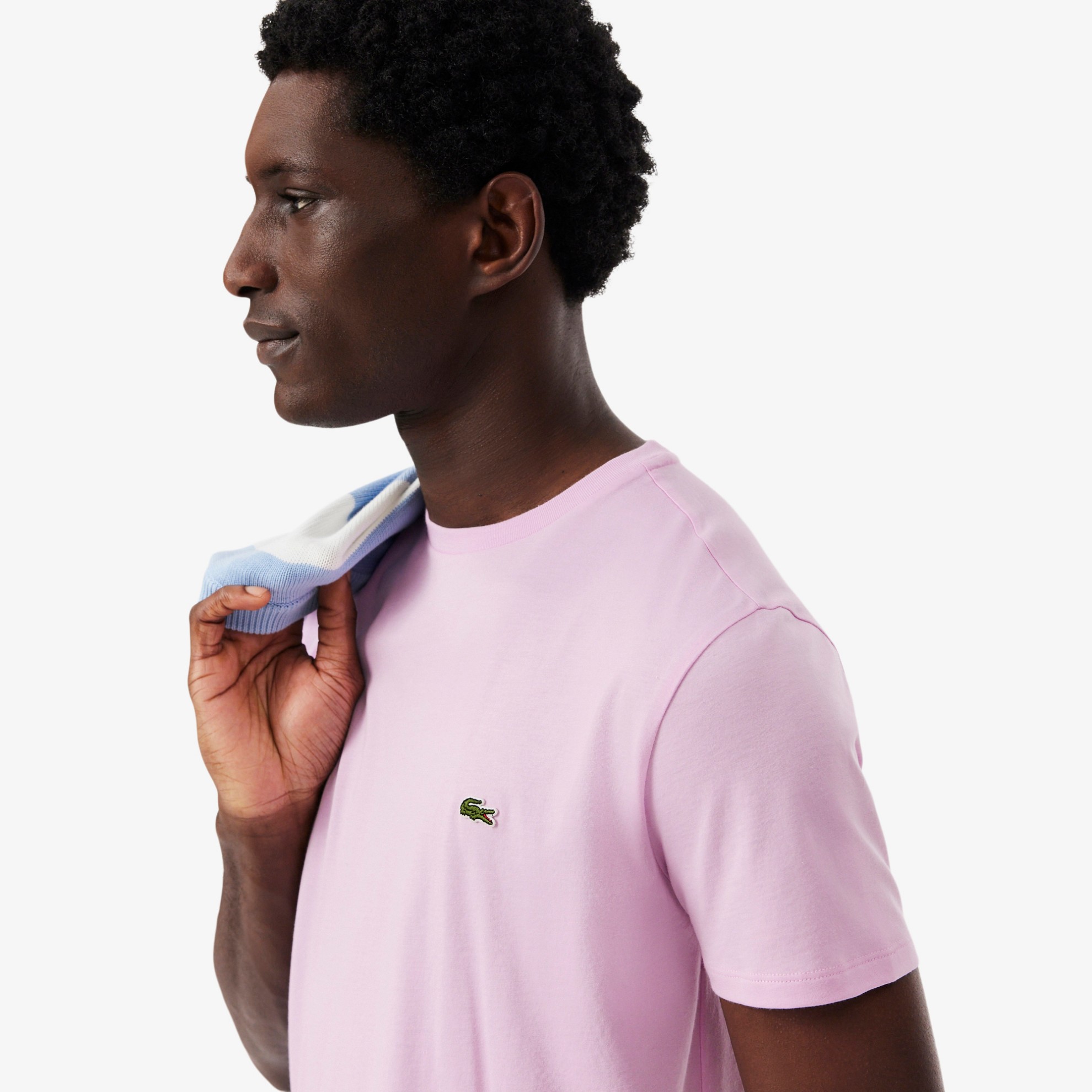 Εικόνα της Ανδρικό T-shirt Pima Cotton Jersey με Λαιμόκοψη