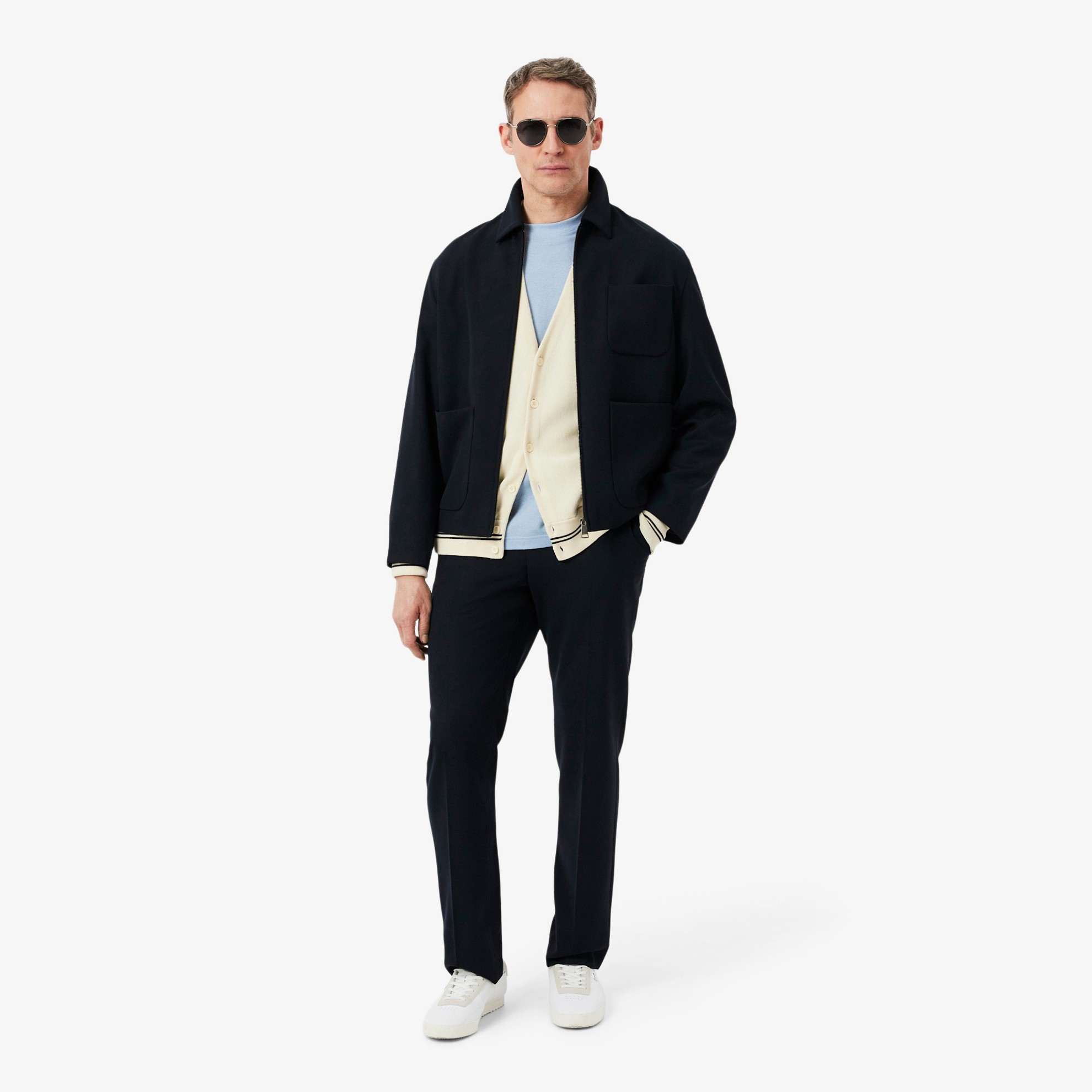 Εικόνα της Ανδρικό Heavy Cotton and Linen Piqué T-Shirt