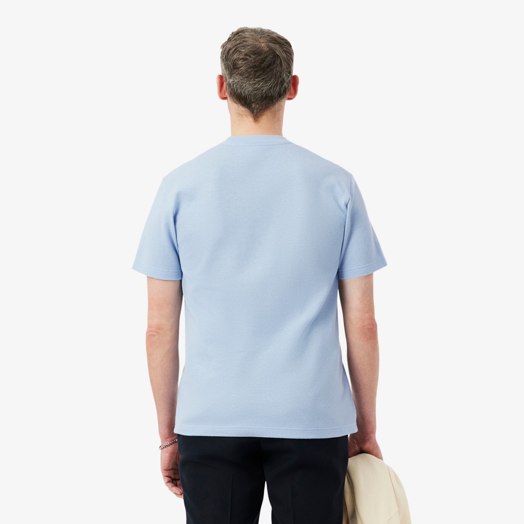 Εικόνα της Ανδρικό Heavy Cotton and Linen Piqué T-Shirt