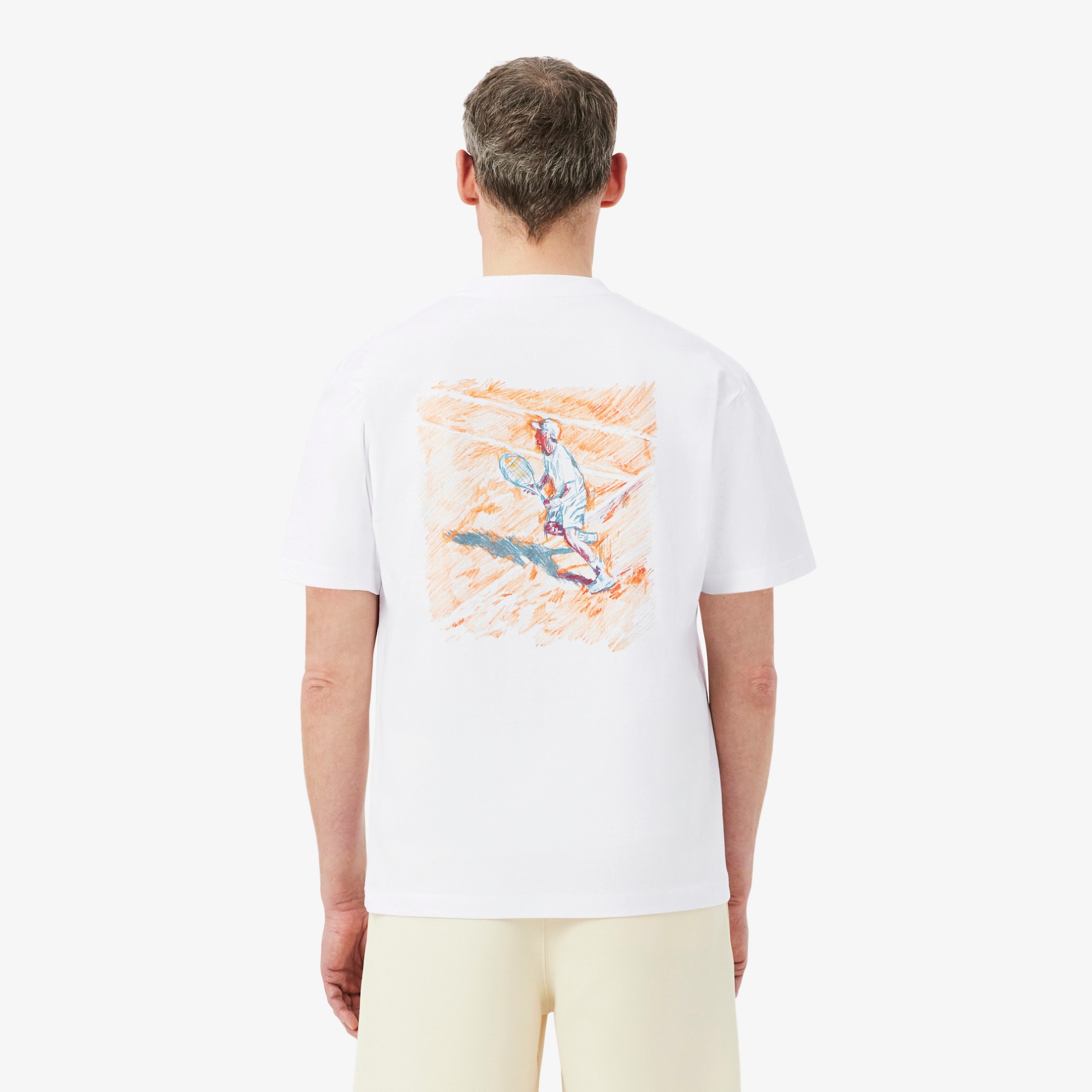 Εικόνα της Ανδρικό Printed Cotton T-Shirt Relaxed Fit 