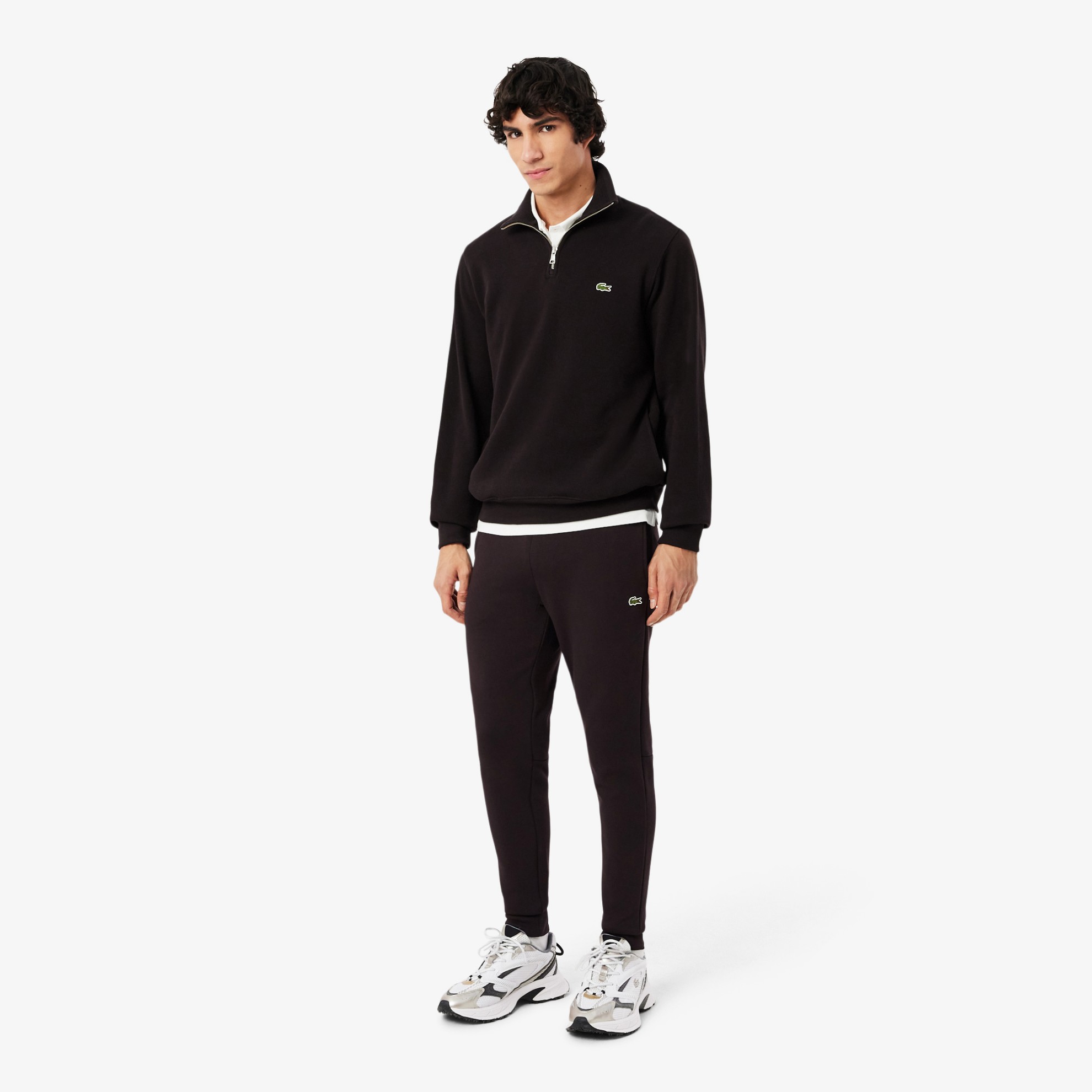 Εικόνα της Ανδρικό Βαμβακερό Fleece Jogger Παντελόνι Φόρμας 