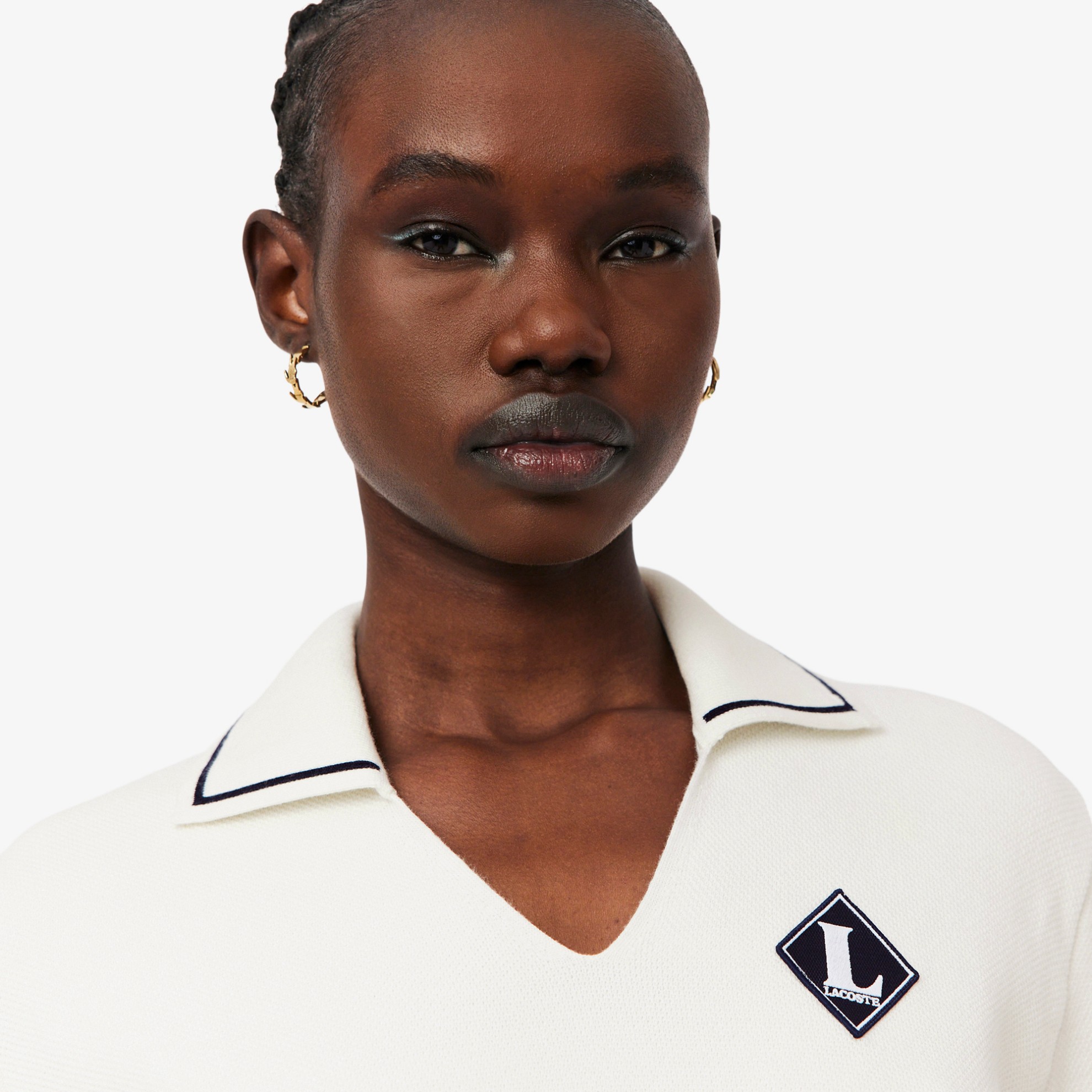 Εικόνα της Γυναικεία Made In France Cotton Polo Μπλούζα