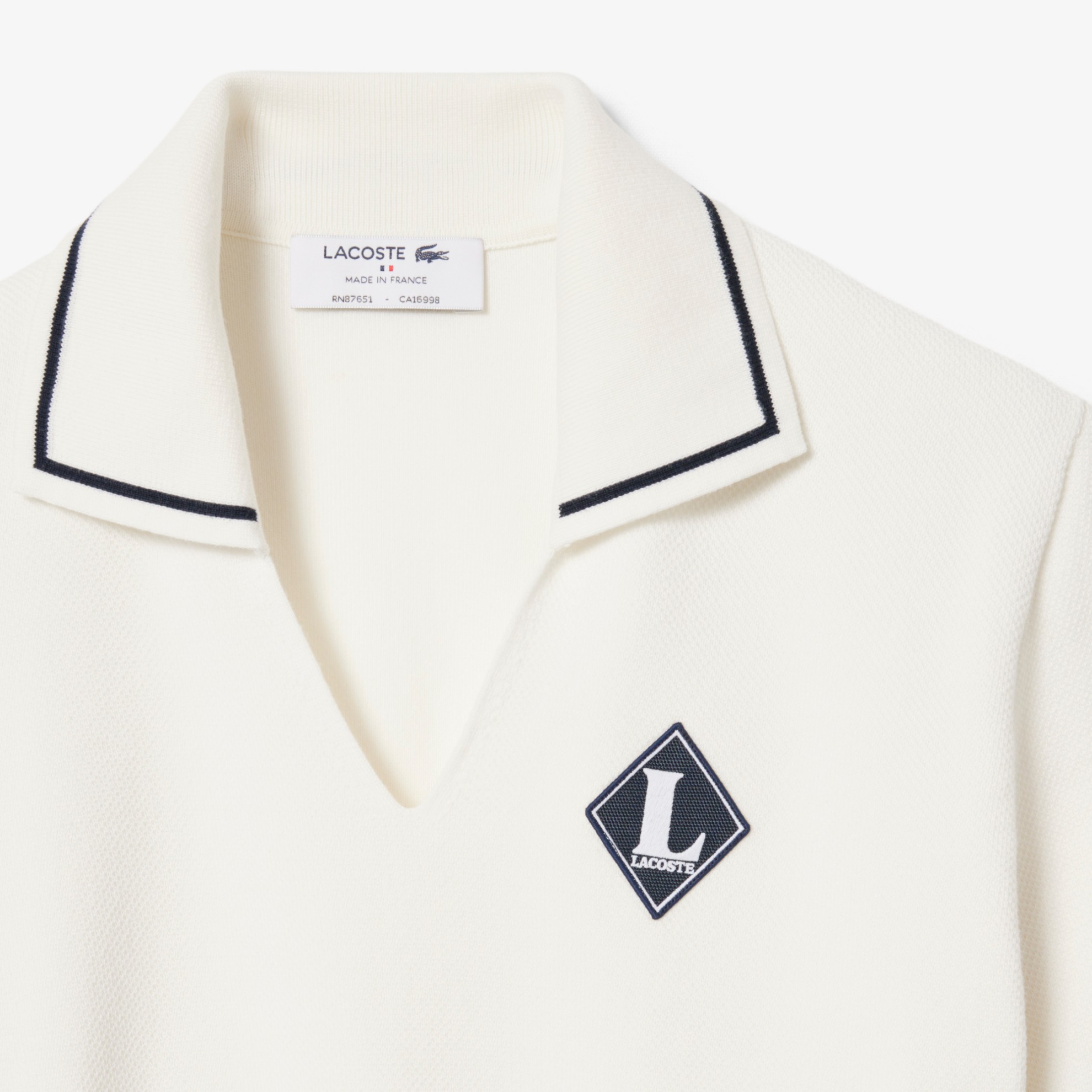 Εικόνα της Γυναικεία Made In France Cotton Polo Μπλούζα