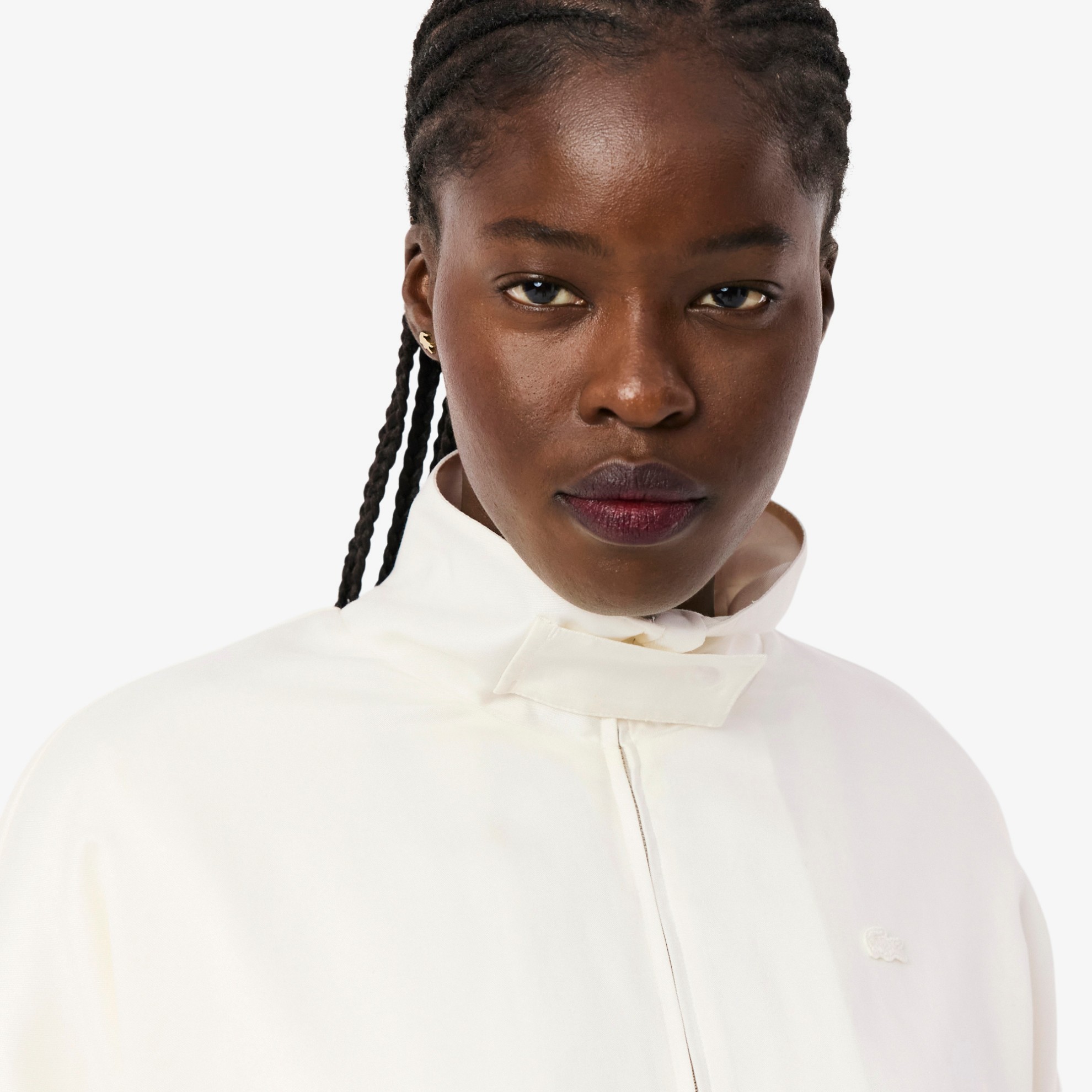 Εικόνα της Γυναικείο Oversized Linen Blend Track Jacket