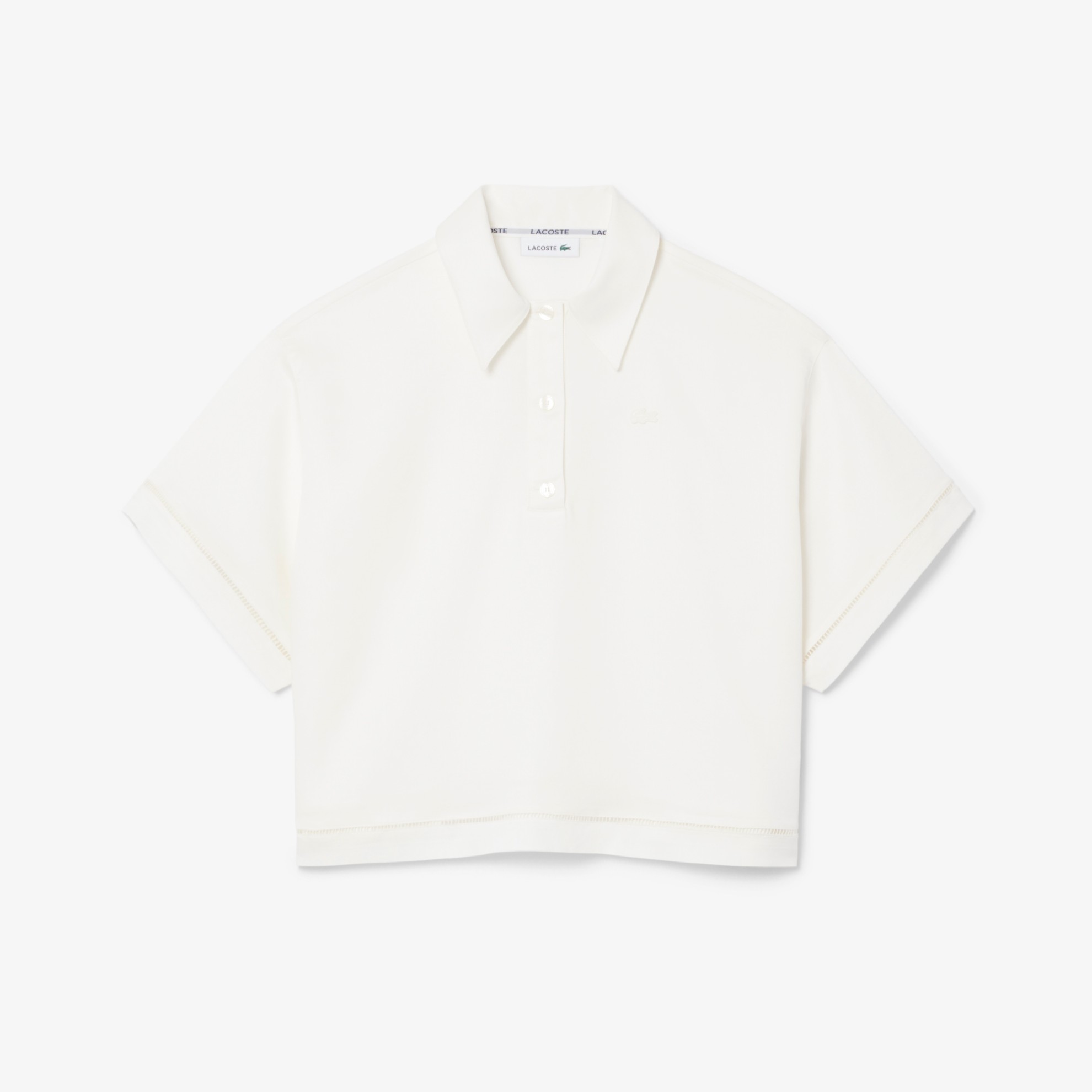 Εικόνα της Γυναικεία Oversized Fluid Twill Polo Μπλούζα