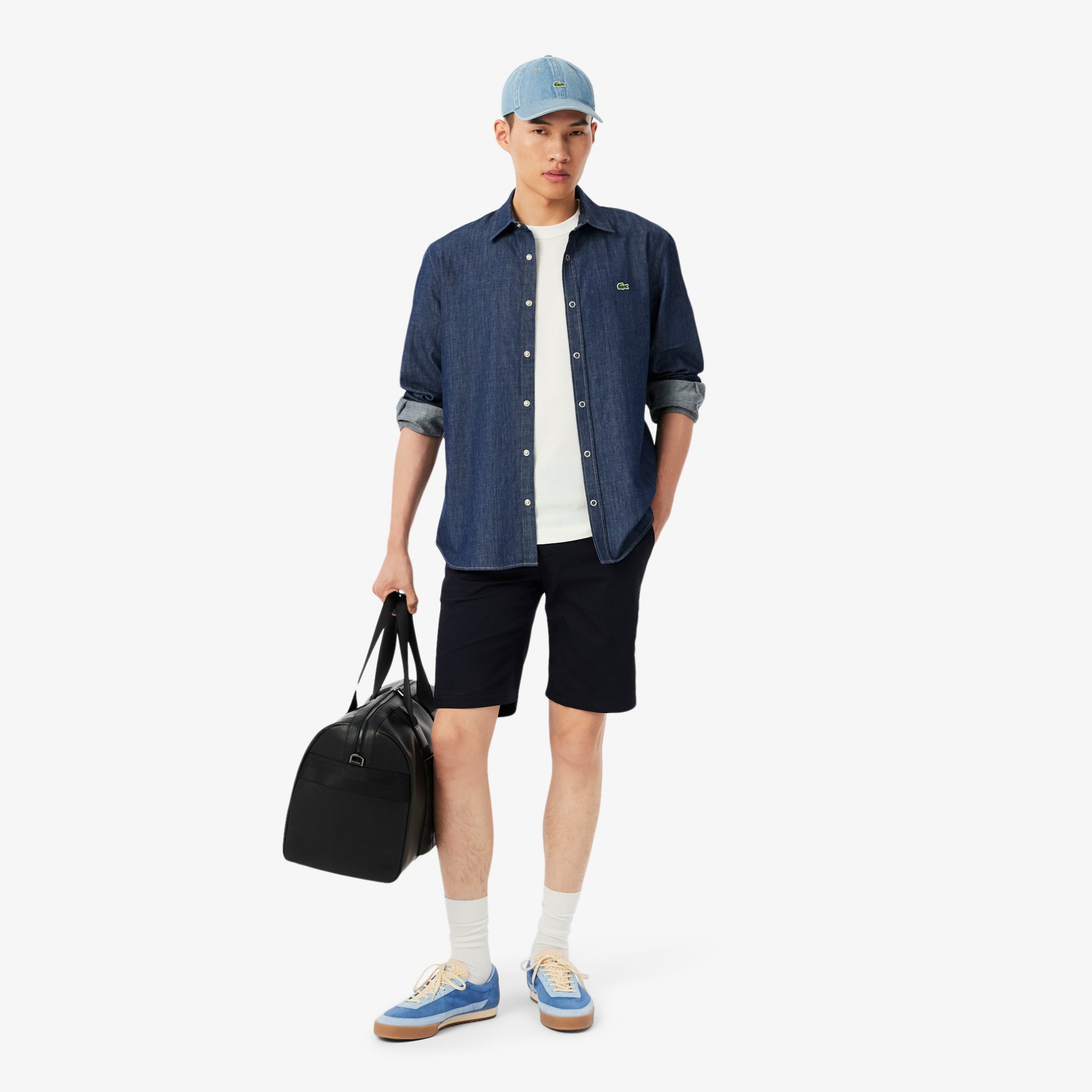 Εικόνα της Ανδρικό Stretch Cotton Chino Σορτς Slim Fit 