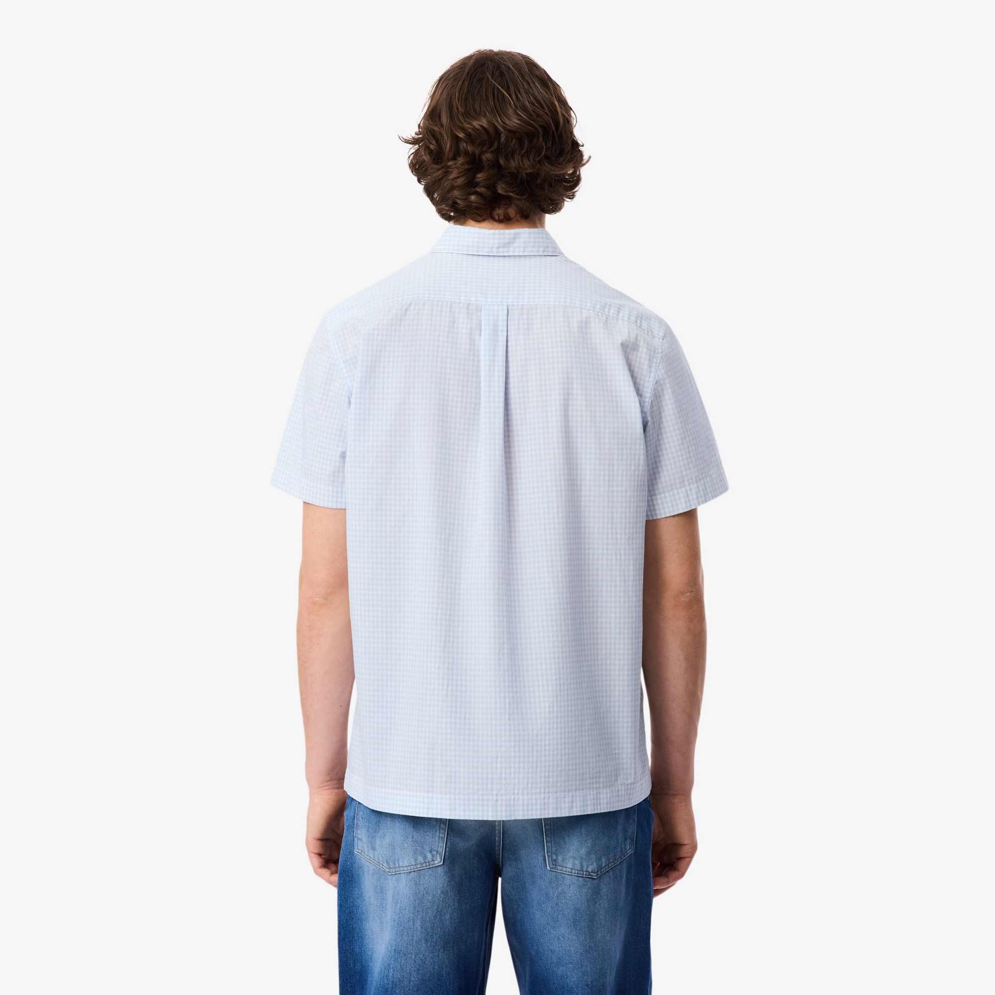 Εικόνα της Ανδρικό Κοντομάνικο Plaid Πουκάμισο Regular Fit 
