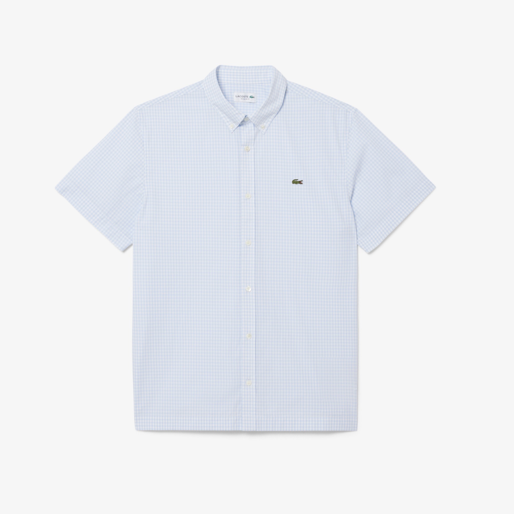 Εικόνα της Ανδρικό Κοντομάνικο Plaid Πουκάμισο Regular Fit 