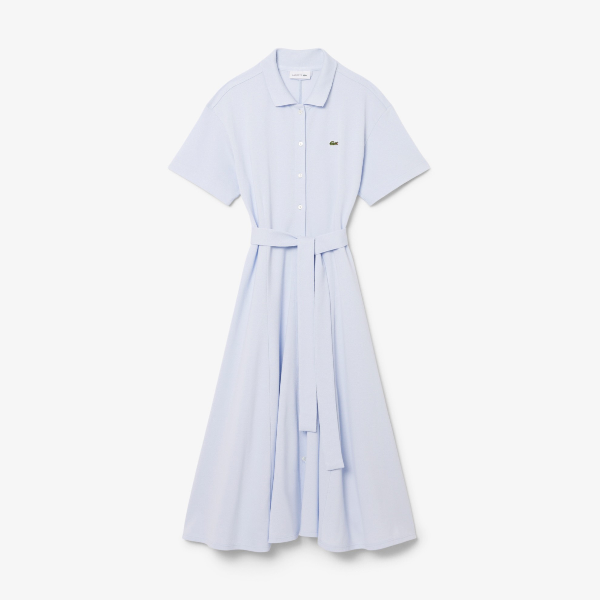 Εικόνα της Γυναικεία Flared Mini-Piqué Polo Φόρεμα