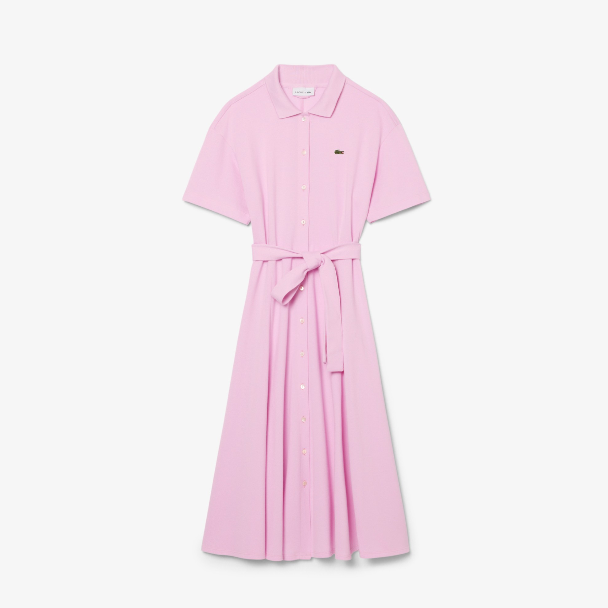 Εικόνα της Γυναικείο Flared Mini-Piqué Polo Φόρεμα
