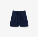 Γυναικεία Oversized Fluid Linen Blend Bermuda