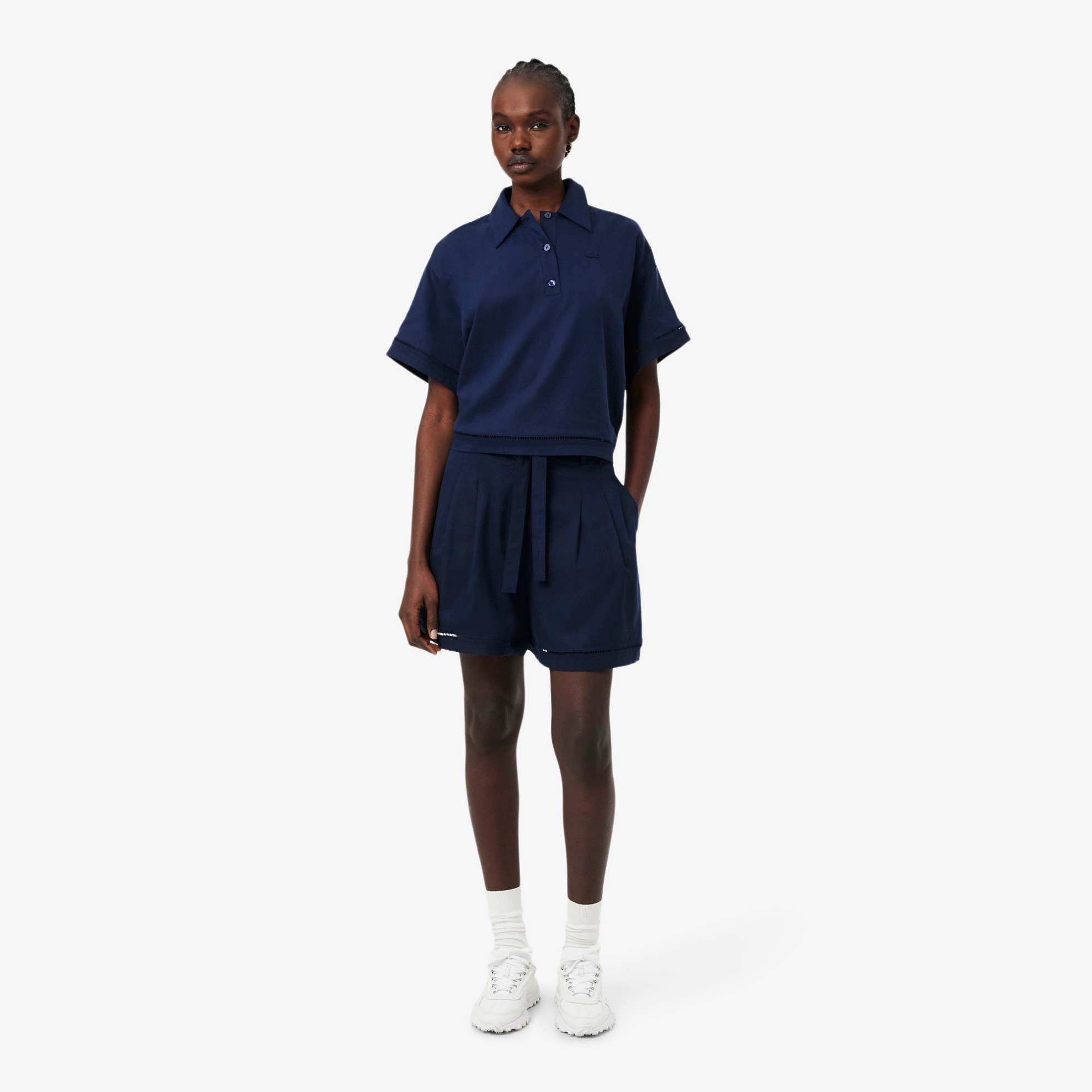 Εικόνα της Γυναικεία Oversized Fluid Linen Blend Bermuda