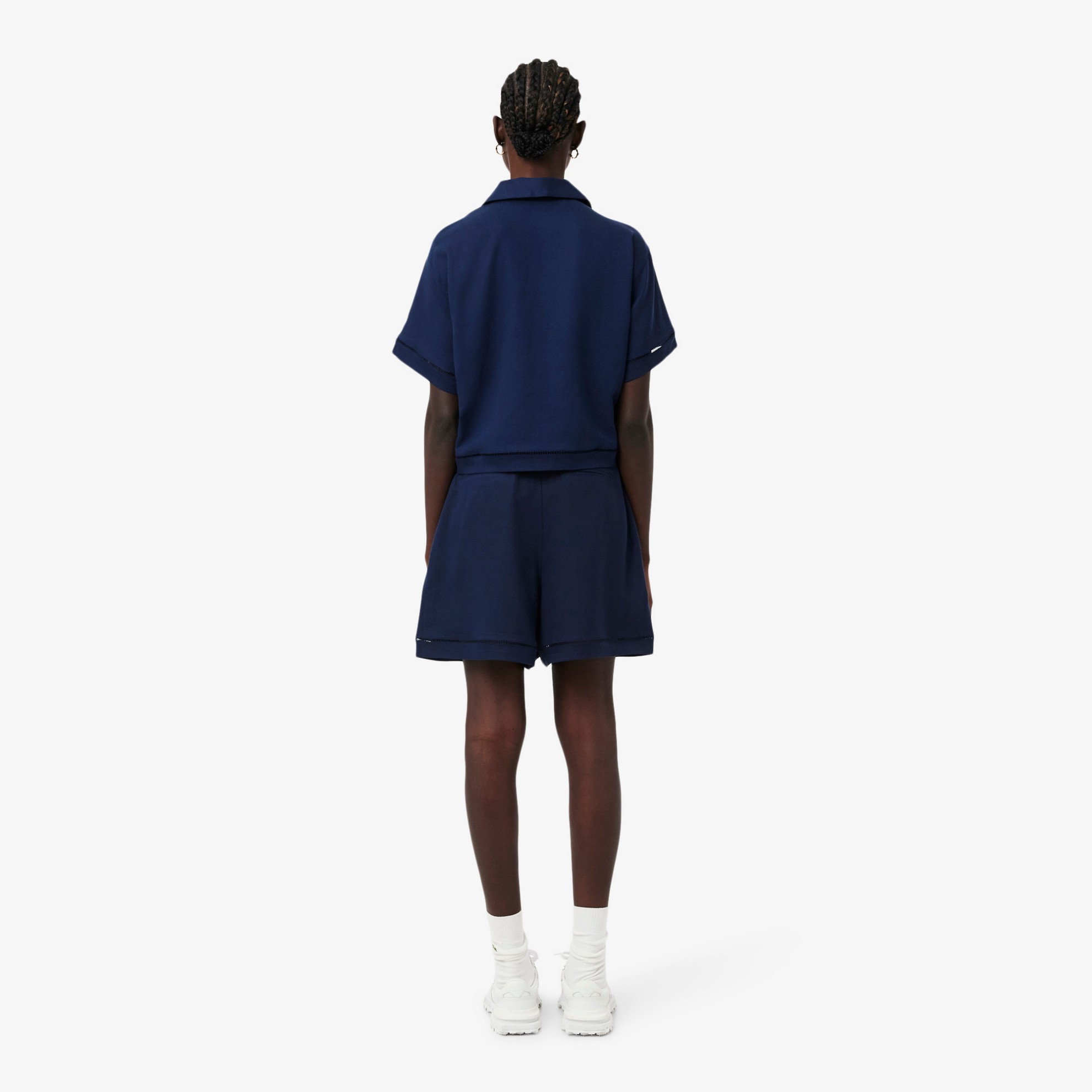 Εικόνα της Γυναικεία Oversized Fluid Linen Blend Bermuda