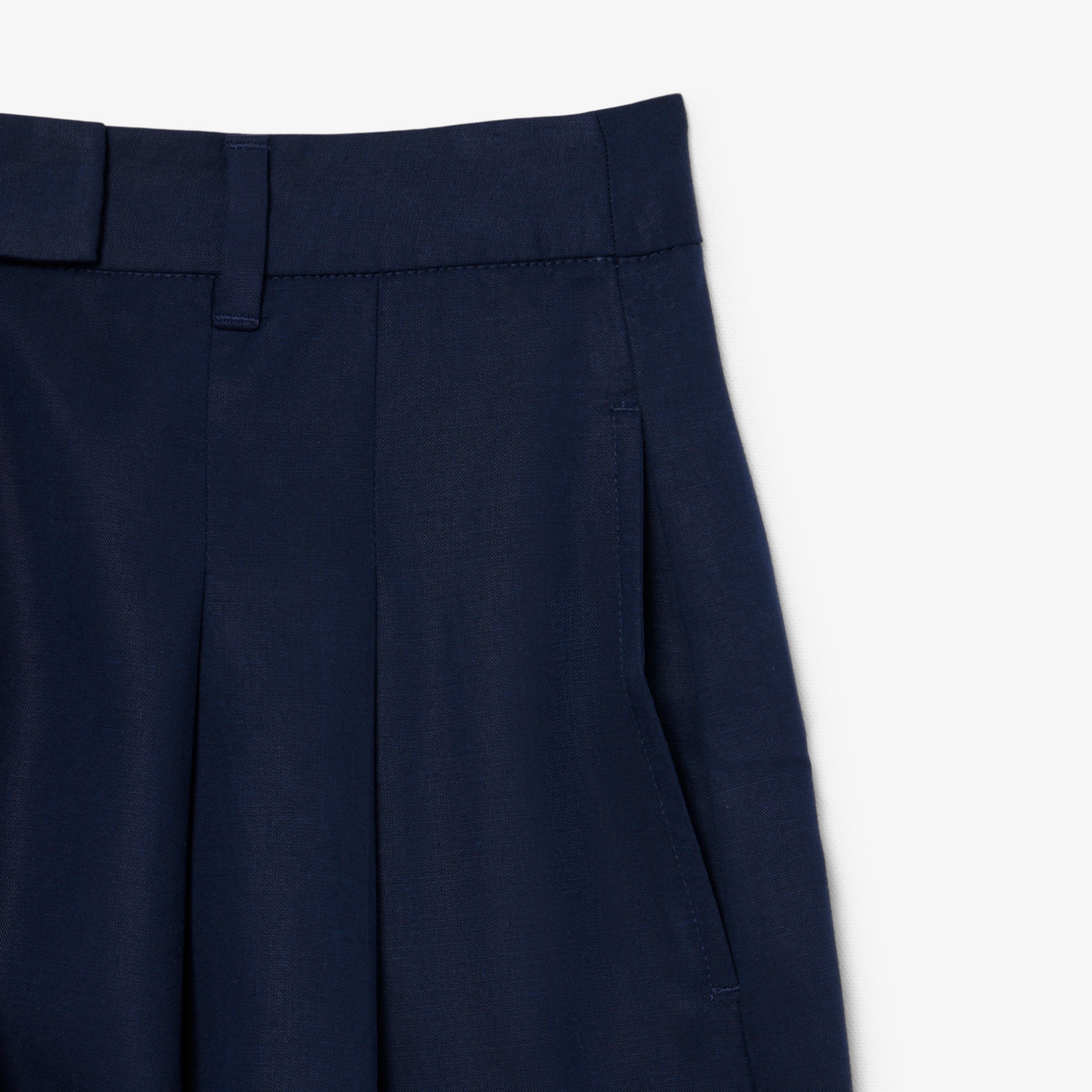Εικόνα της Γυναικεία Oversized Fluid Linen Blend Bermuda