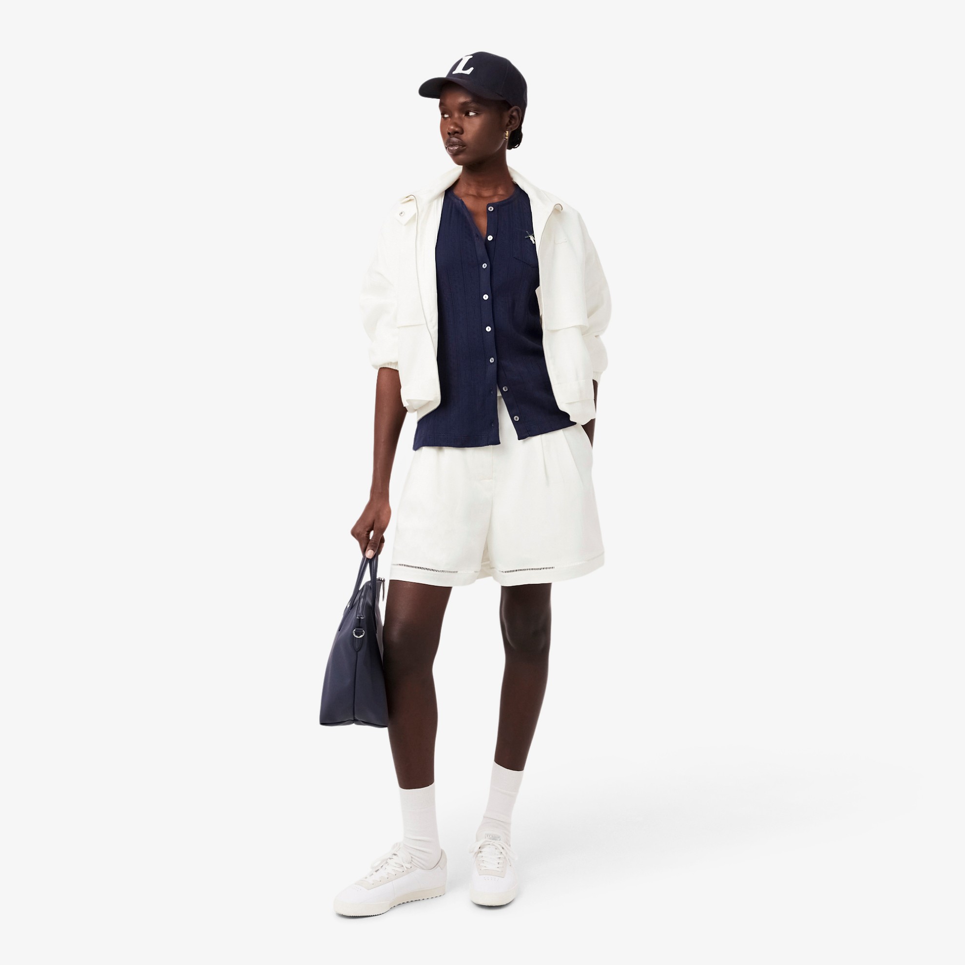 Εικόνα της Γυναικεία Oversized Fluid Linen Blend Bermuda