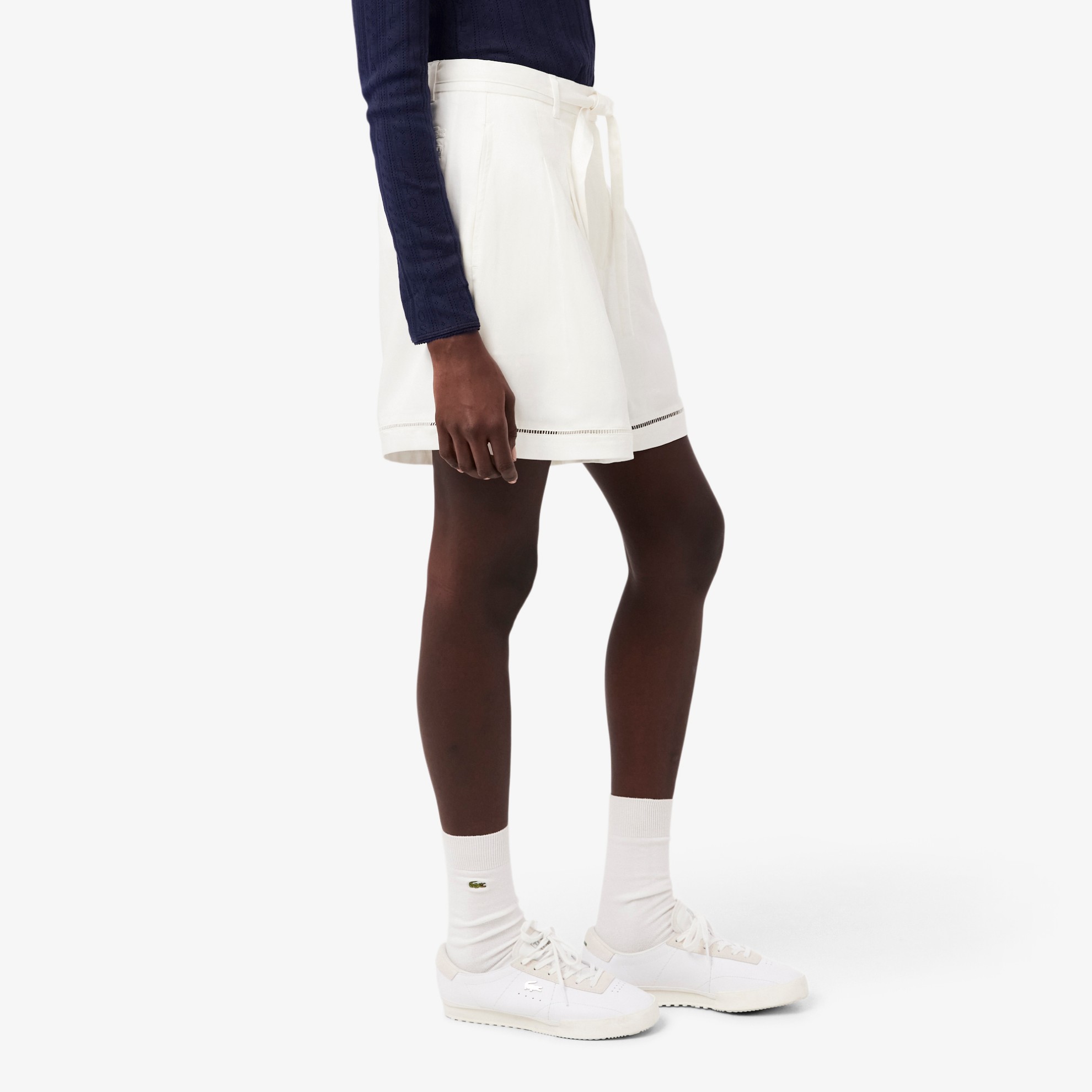 Εικόνα της Γυναικεία Oversized Fluid Linen Blend Bermuda