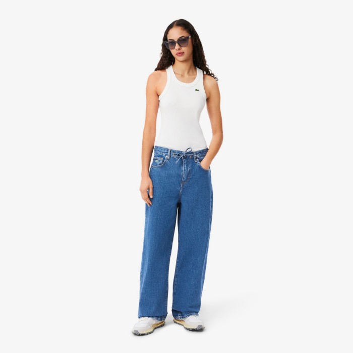 Εικόνα της Γυναικείο Wide Leg Denim Jeans