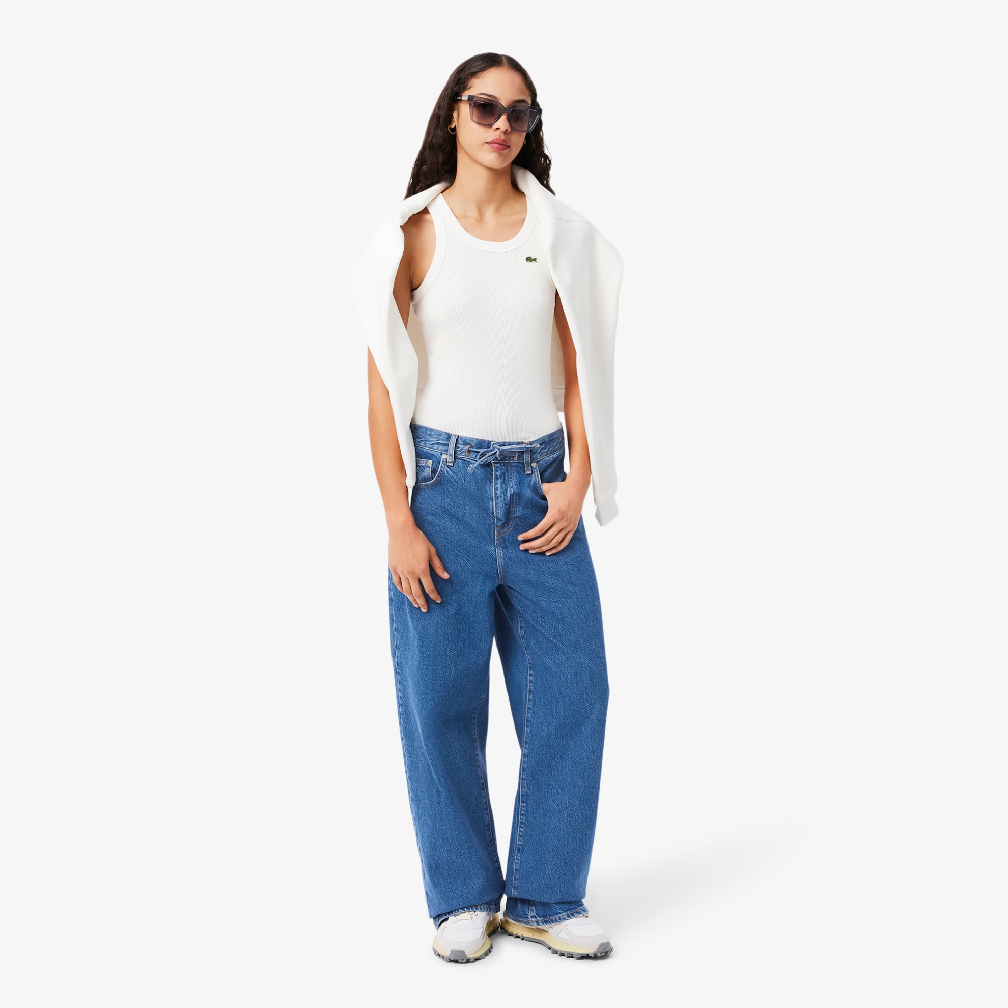 Εικόνα της Γυναικείο Wide Leg Denim Jeans