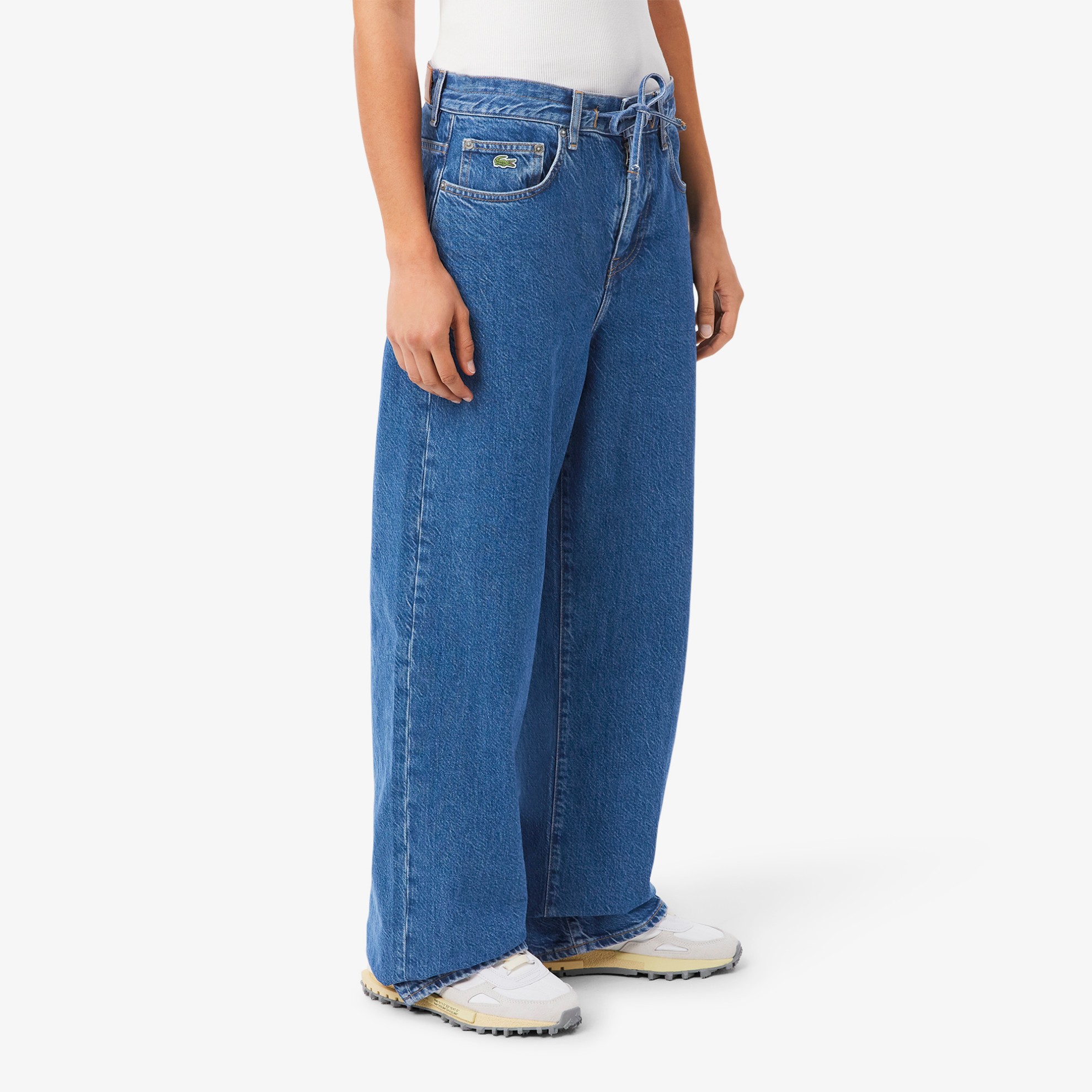 Εικόνα της Γυναικείο Wide Leg Denim Jeans