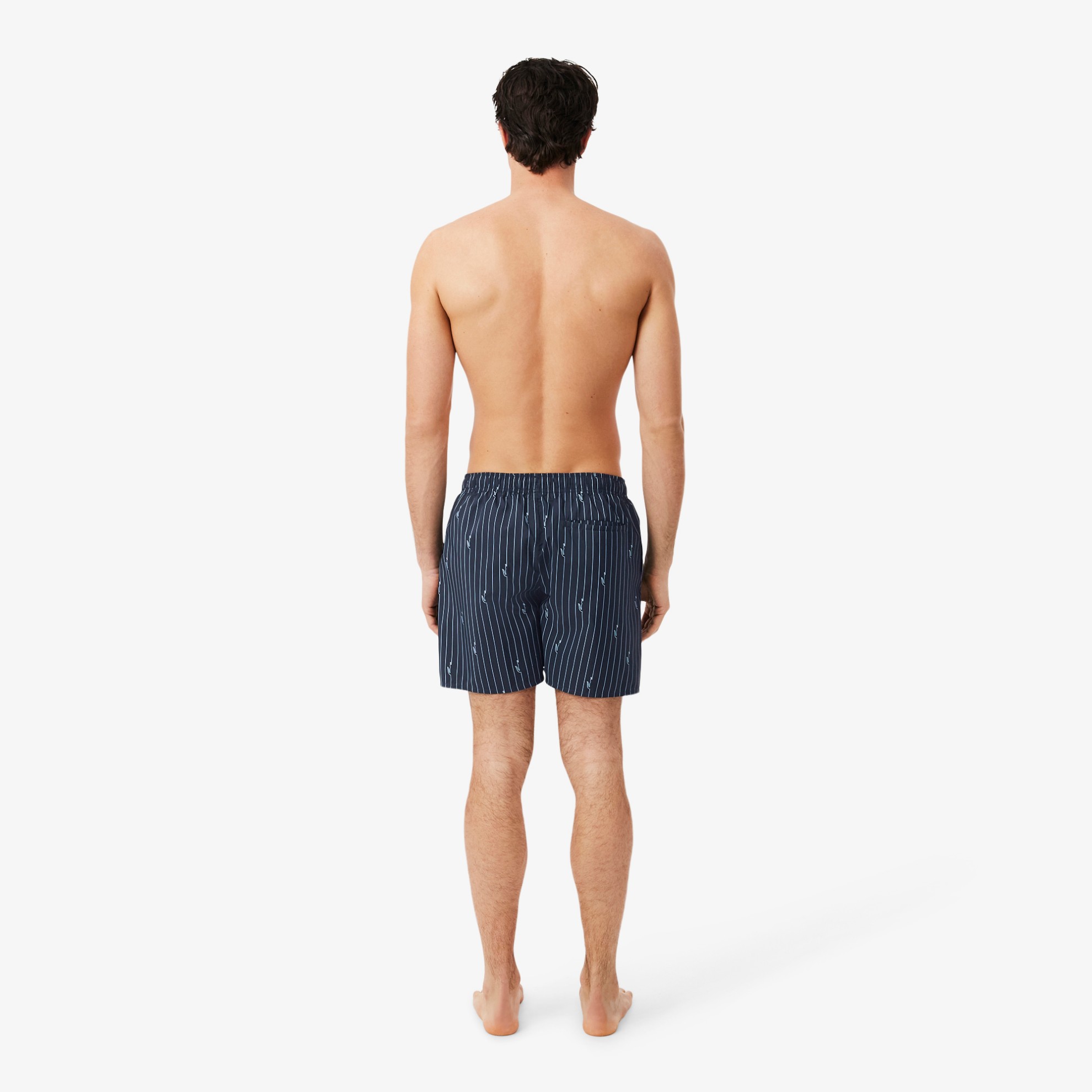 Εικόνα της Ανδρικό Mid Length Crocodile Print Swim Μαγιό