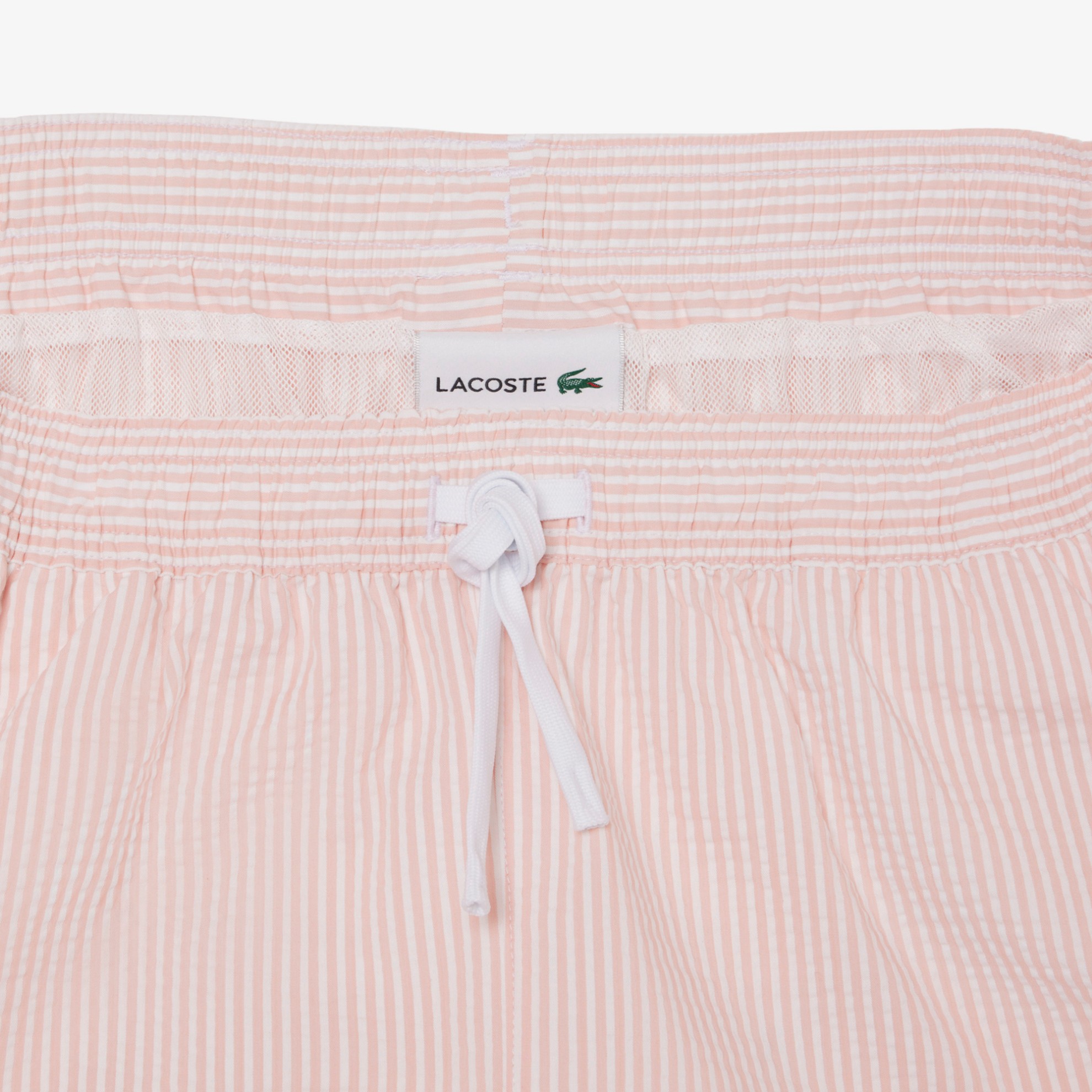 Εικόνα της Ανδρικό Mid Length Striped Textured Μαγιό