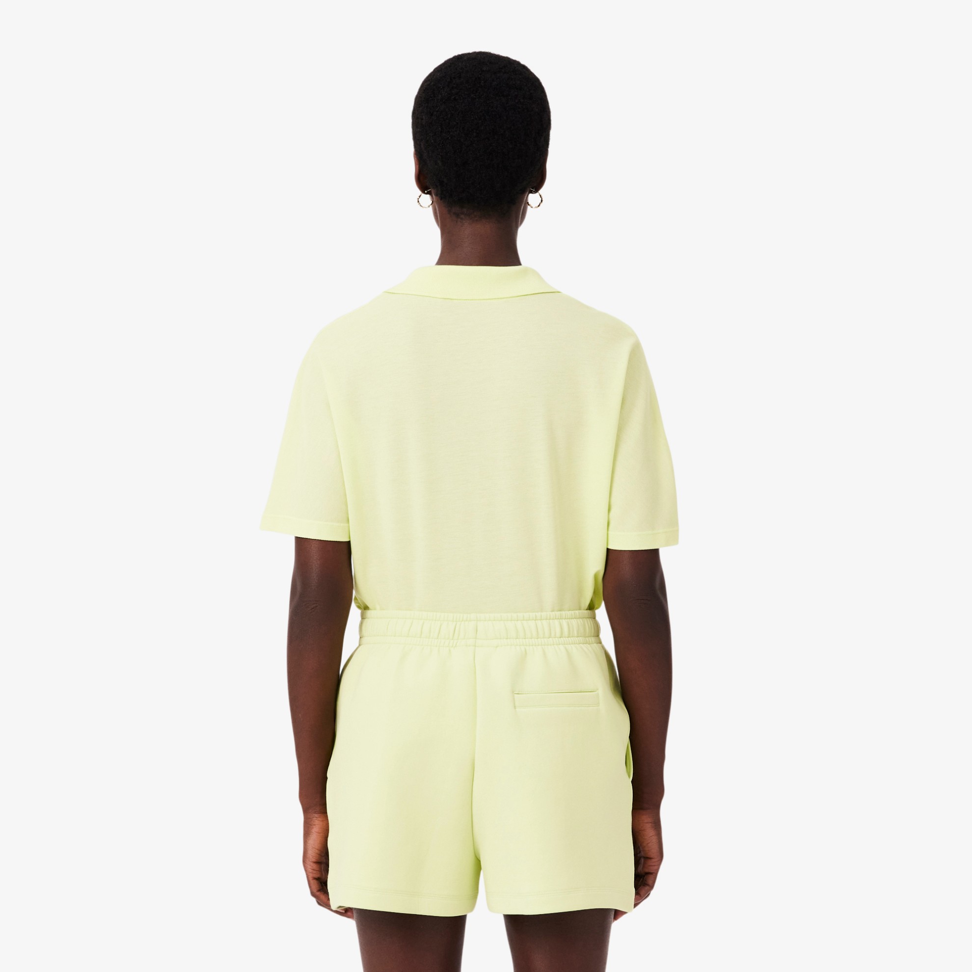 Εικόνα της Γυναικεία Fluid Piqué Polo Μπλούζα Relaxed Fit 