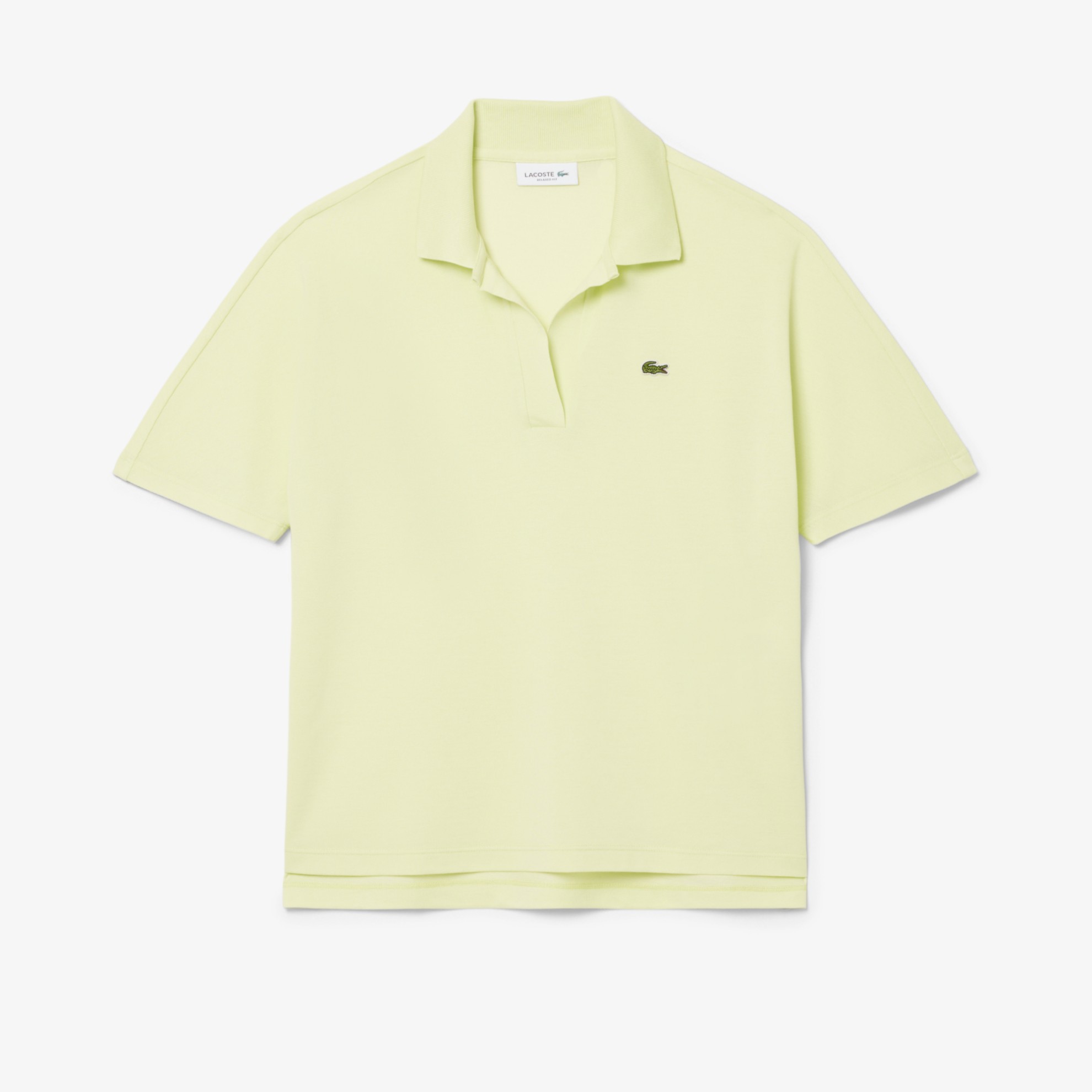 Εικόνα της Γυναικεία Fluid Piqué Polo Μπλούζα Relaxed Fit 