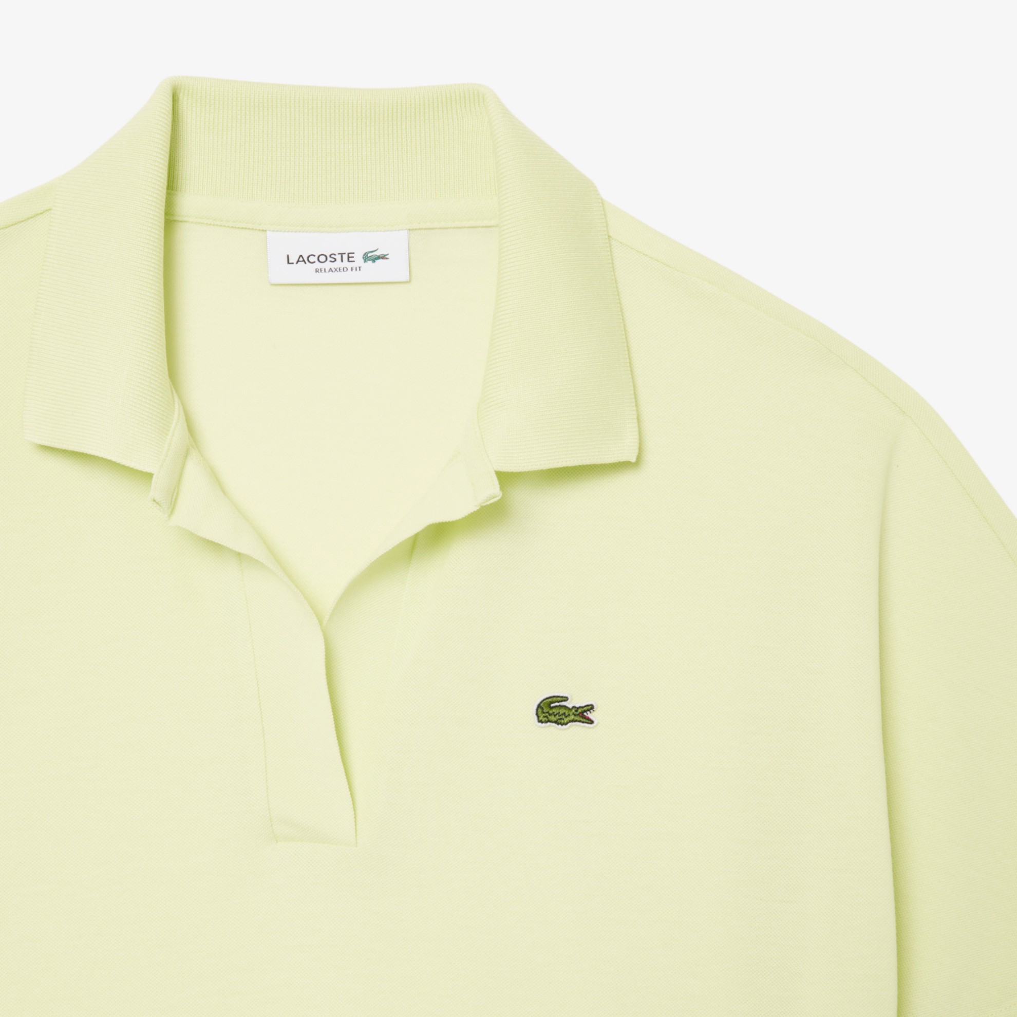 Εικόνα της Γυναικεία Fluid Piqué Polo Μπλούζα Relaxed Fit 