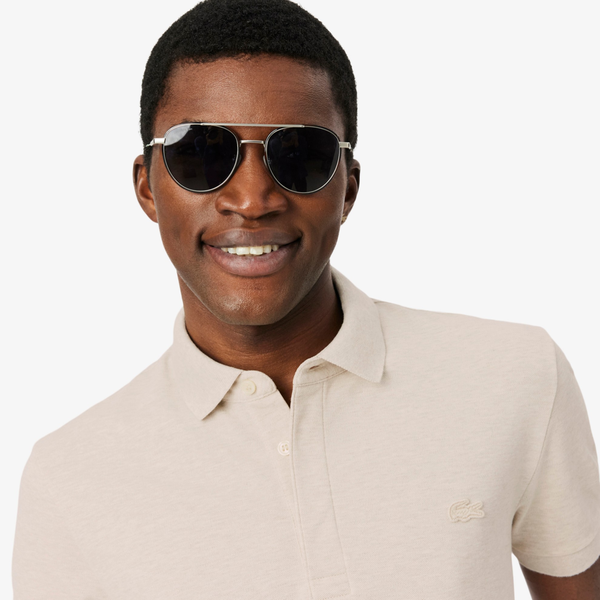 Εικόνα της Smart Paris Polo Μπλούζα Stretch Cotton Piqué  
