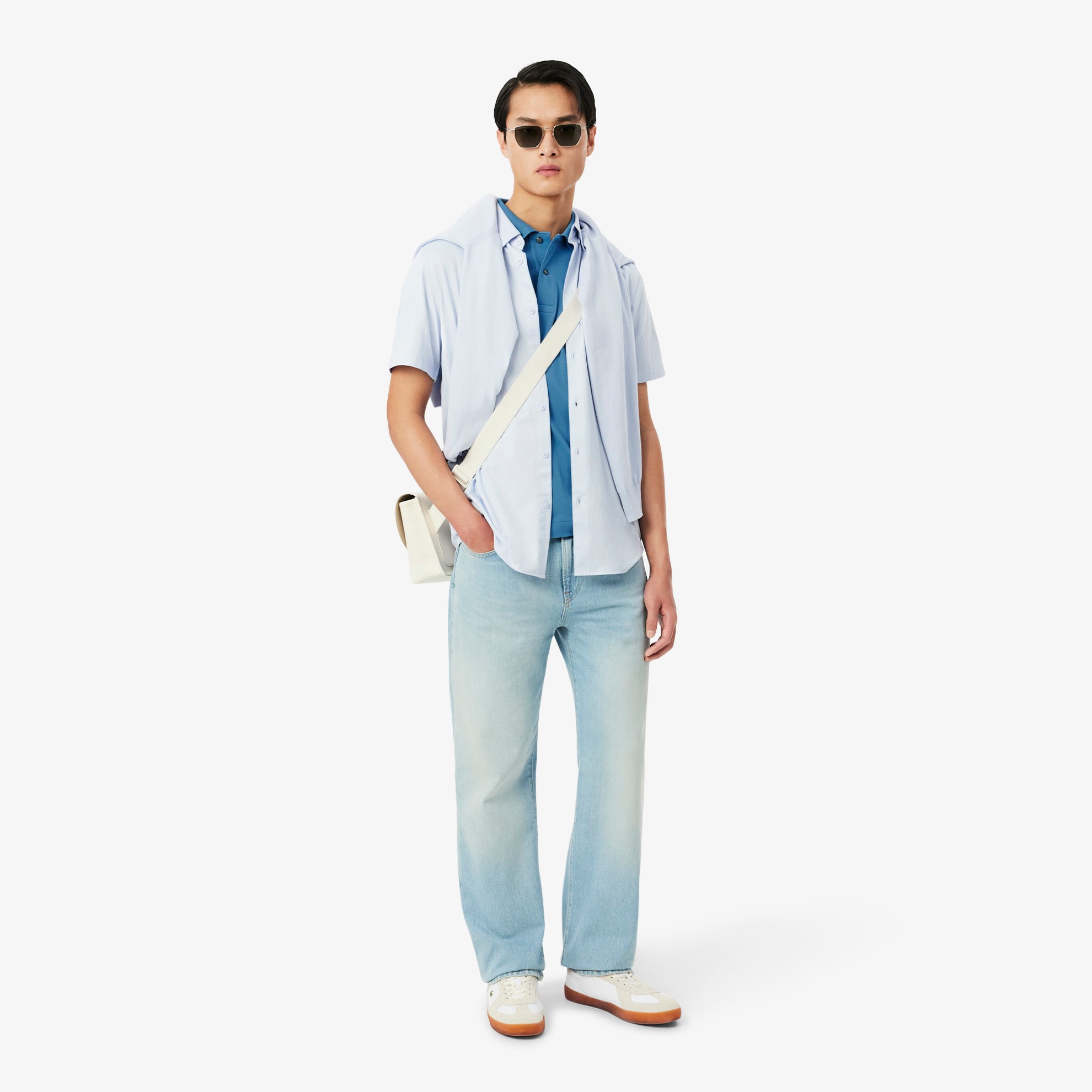 Εικόνα της Ανδρική L.12.12 LIGHT Piqué Polo Μπλούζα Classic Fit 