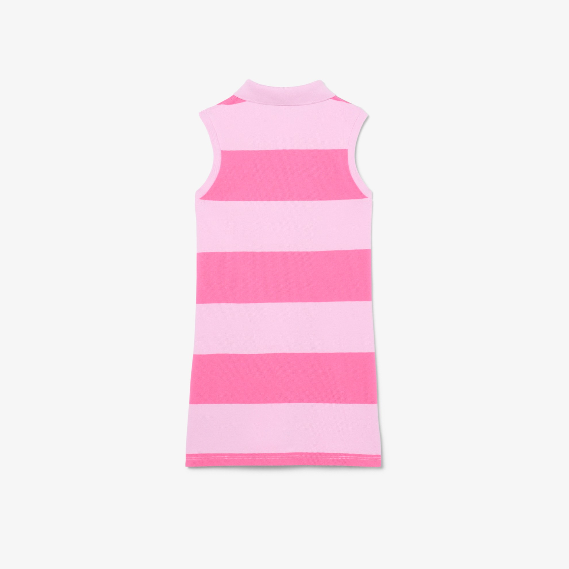 Εικόνα της Παιδικό Αμάνικο Striped Petit Piqué Polo Φόρεμα 