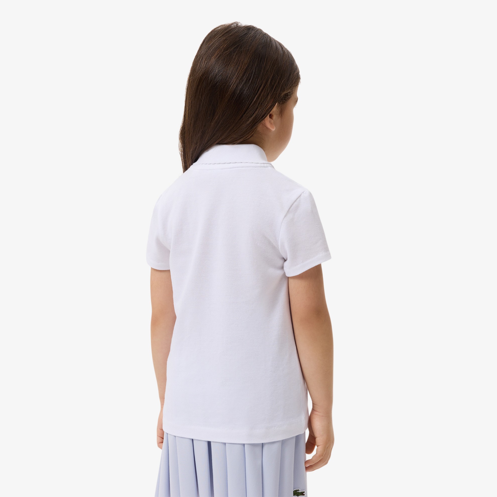 Εικόνα της Παιδική Scalloped Collar Piqué Polo Μπλούζα