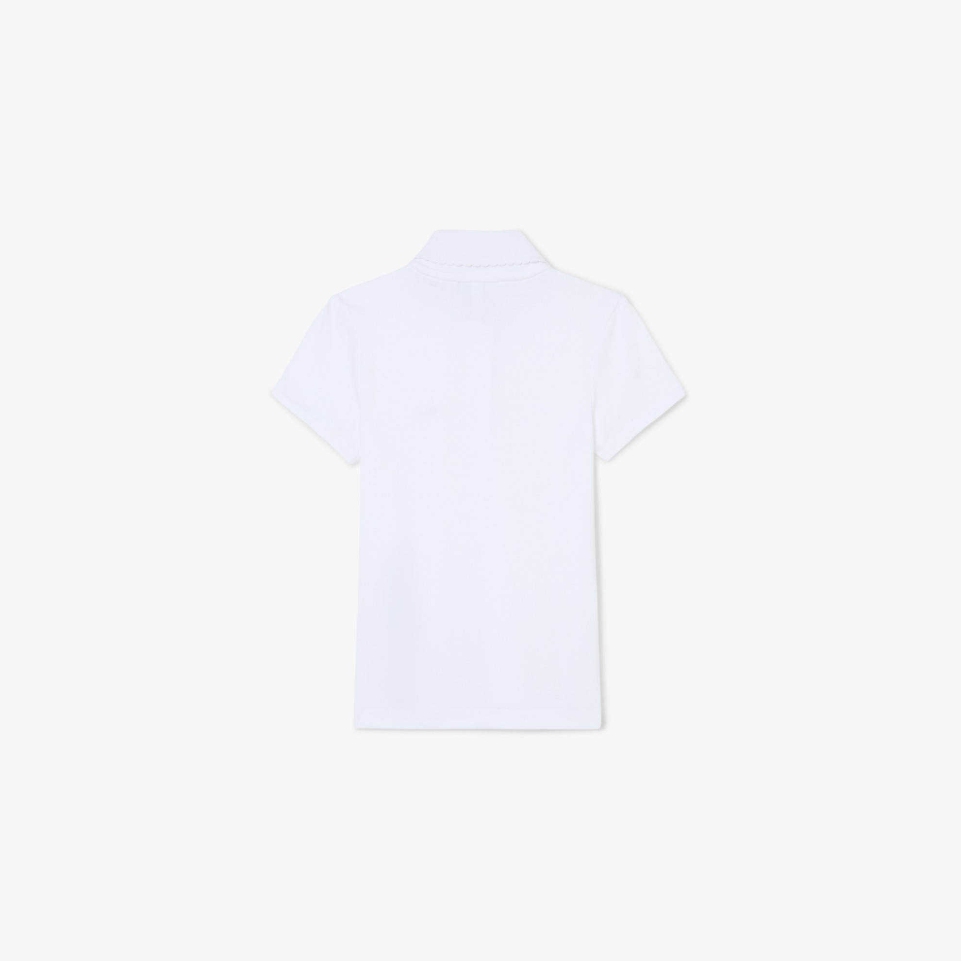 Εικόνα της Παιδική Scalloped Collar Piqué Polo Μπλούζα