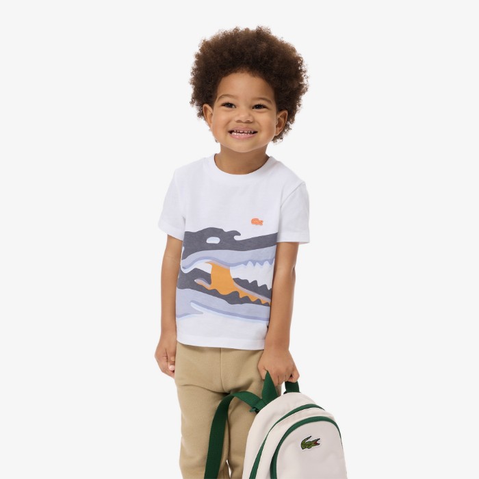 Εικόνα της Παιδικό Croc Print Cotton T-Shirt