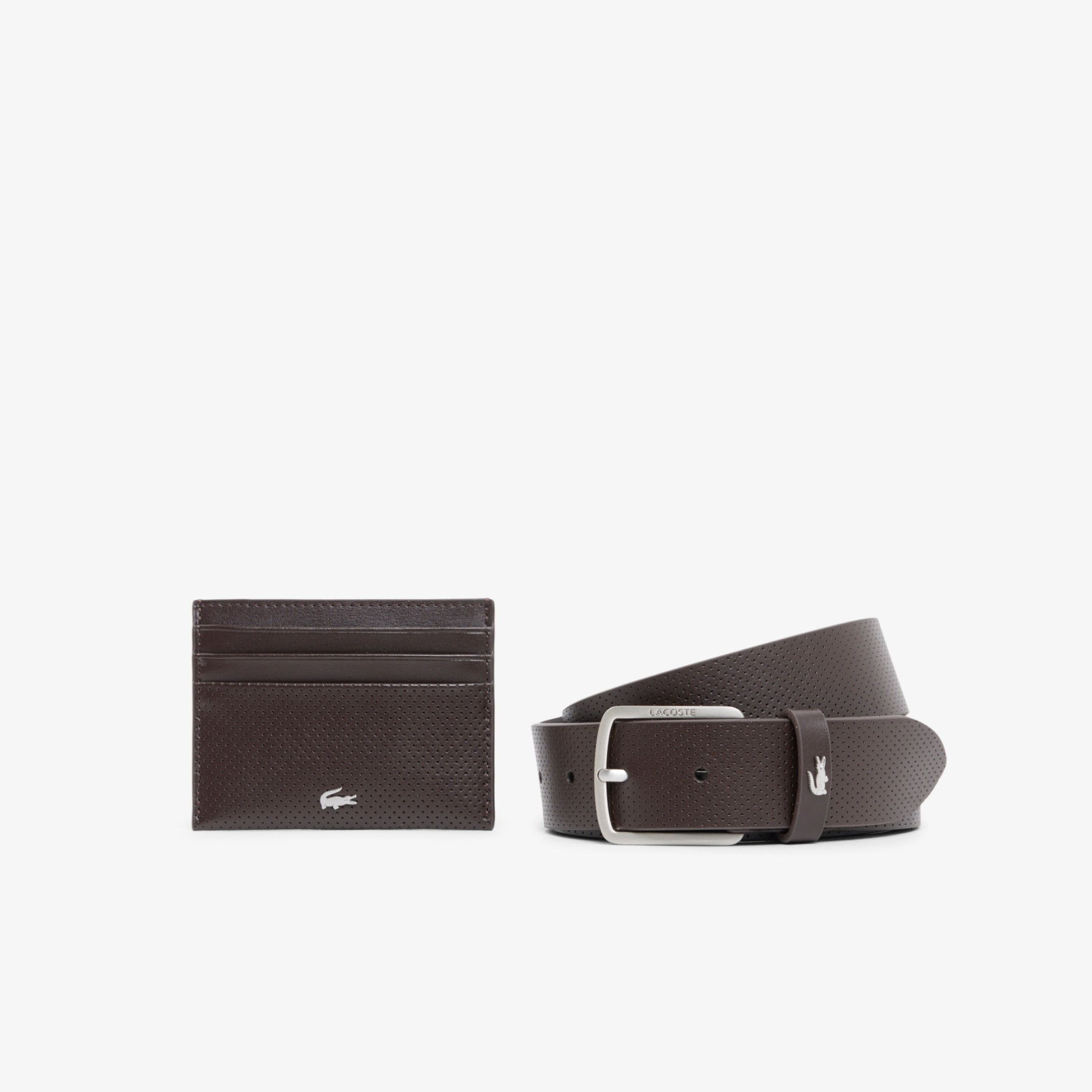 Εικόνα της Ανδρικό Gift Set με Δερμάτινη Ζώνη και Card Holder 
