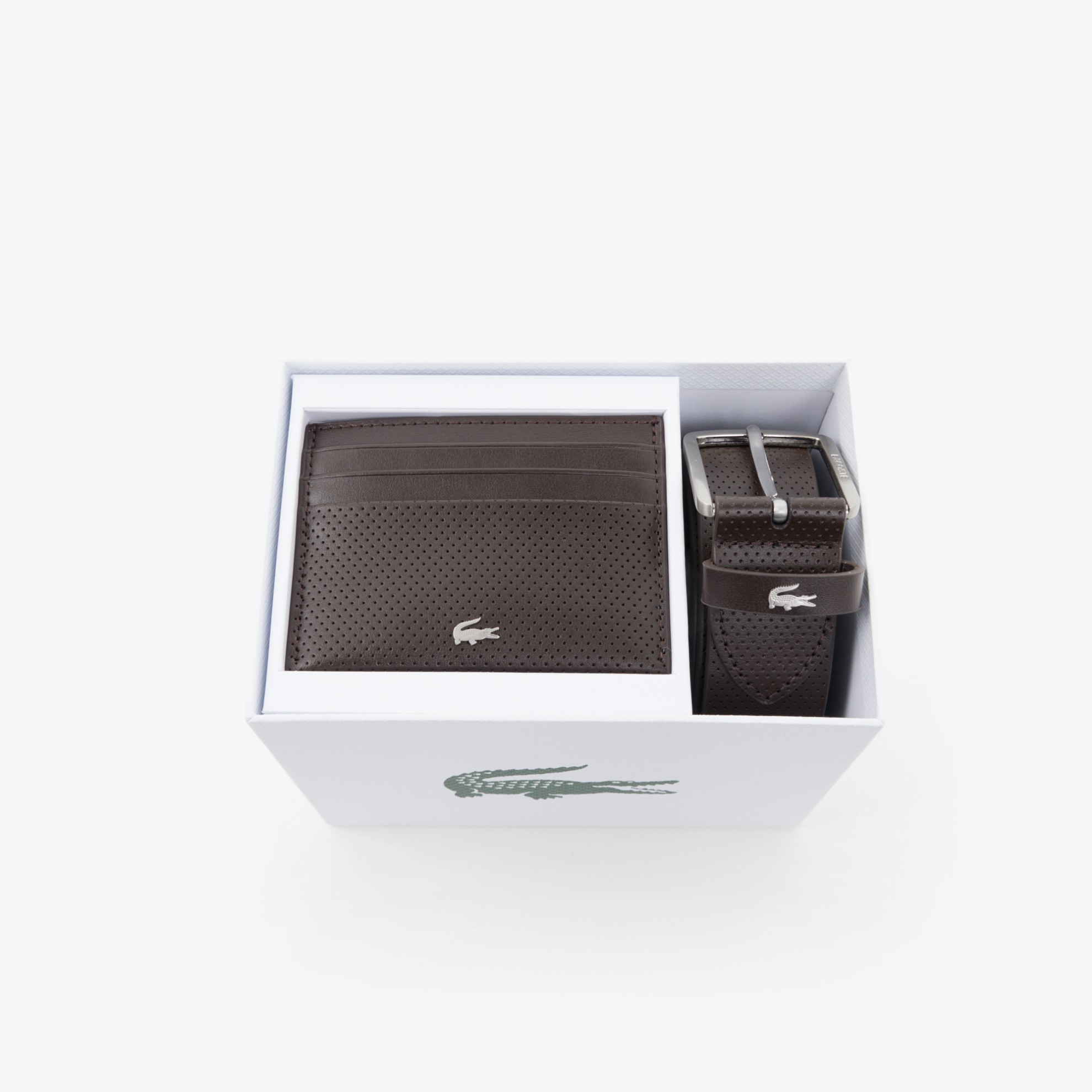 Εικόνα της Ανδρικό Gift Set με Δερμάτινη Ζώνη και Card Holder 