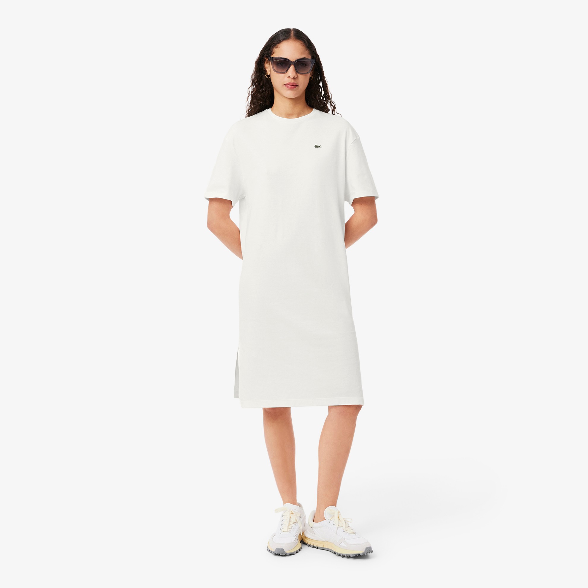 Εικόνα της Oversized Cotton T-Shirt Φόρεμα 