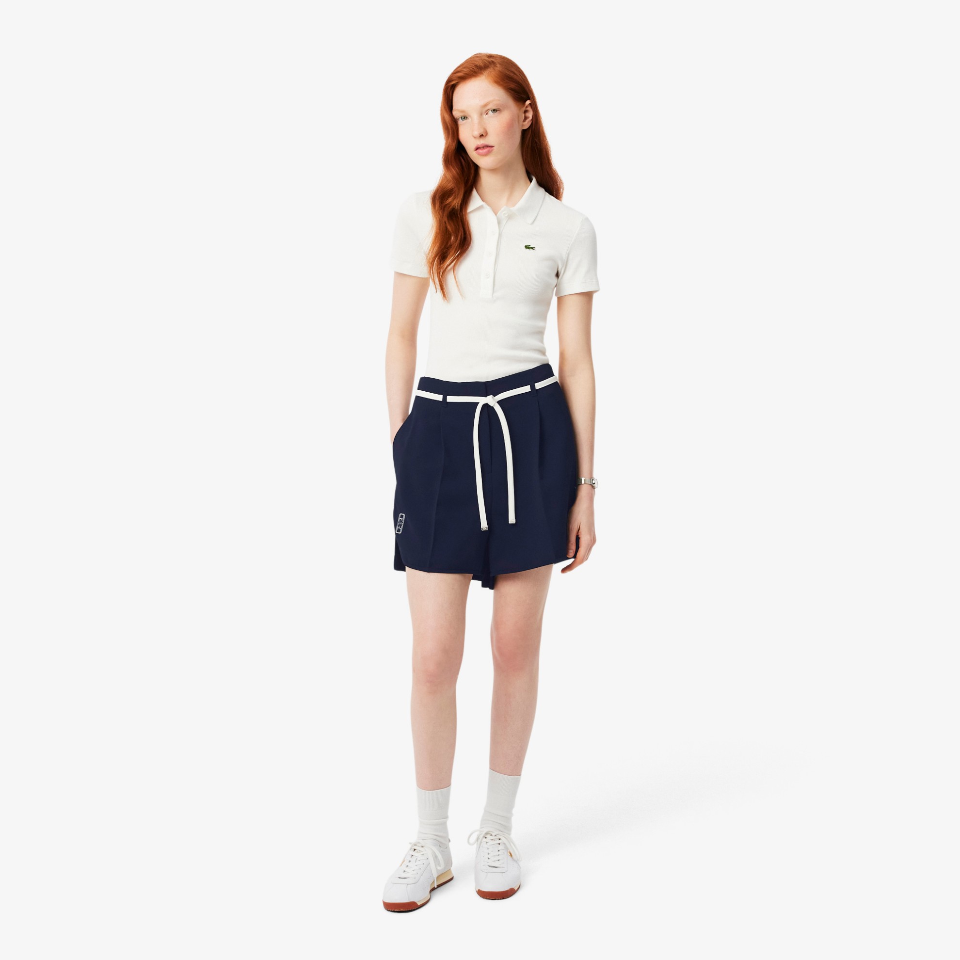 Εικόνα της Γυναικεία Oversized Pleated Βερμούδα 