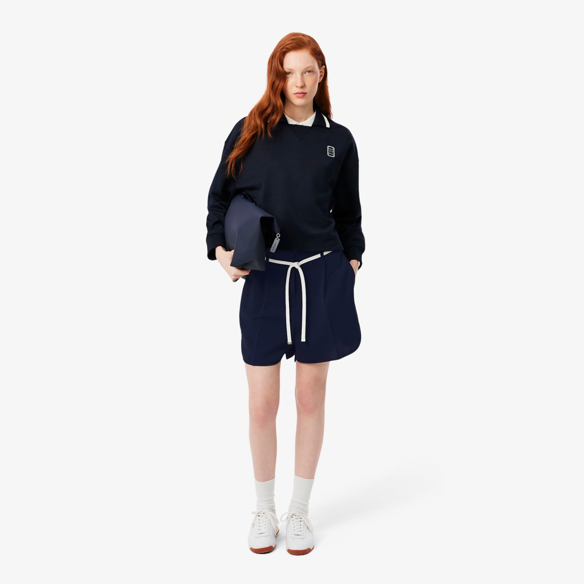 Εικόνα της Γυναικεία Oversized Pleated Βερμούδα 