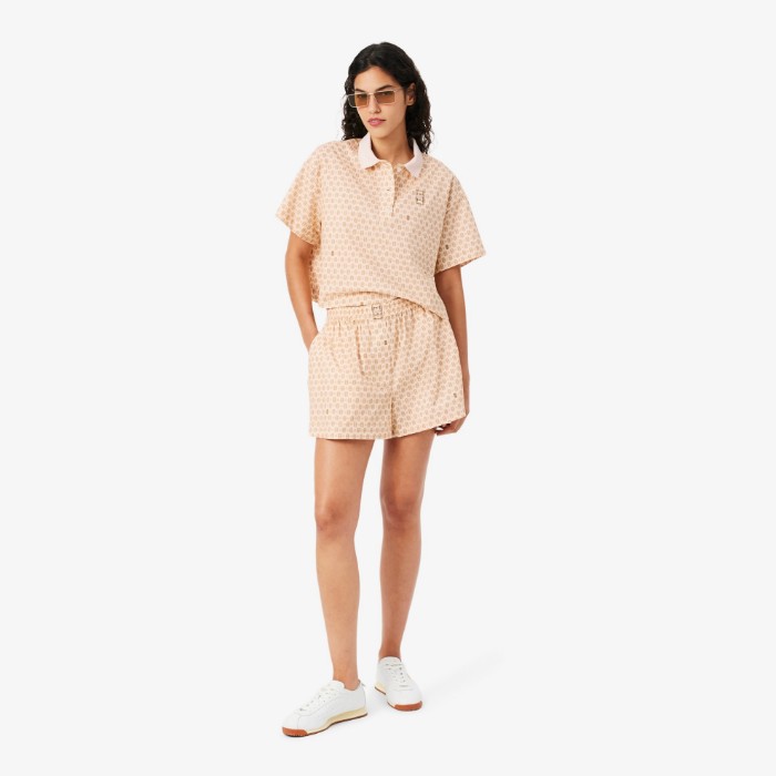 Εικόνα της Γυναικεία Printed Oversized Βερμούδα 