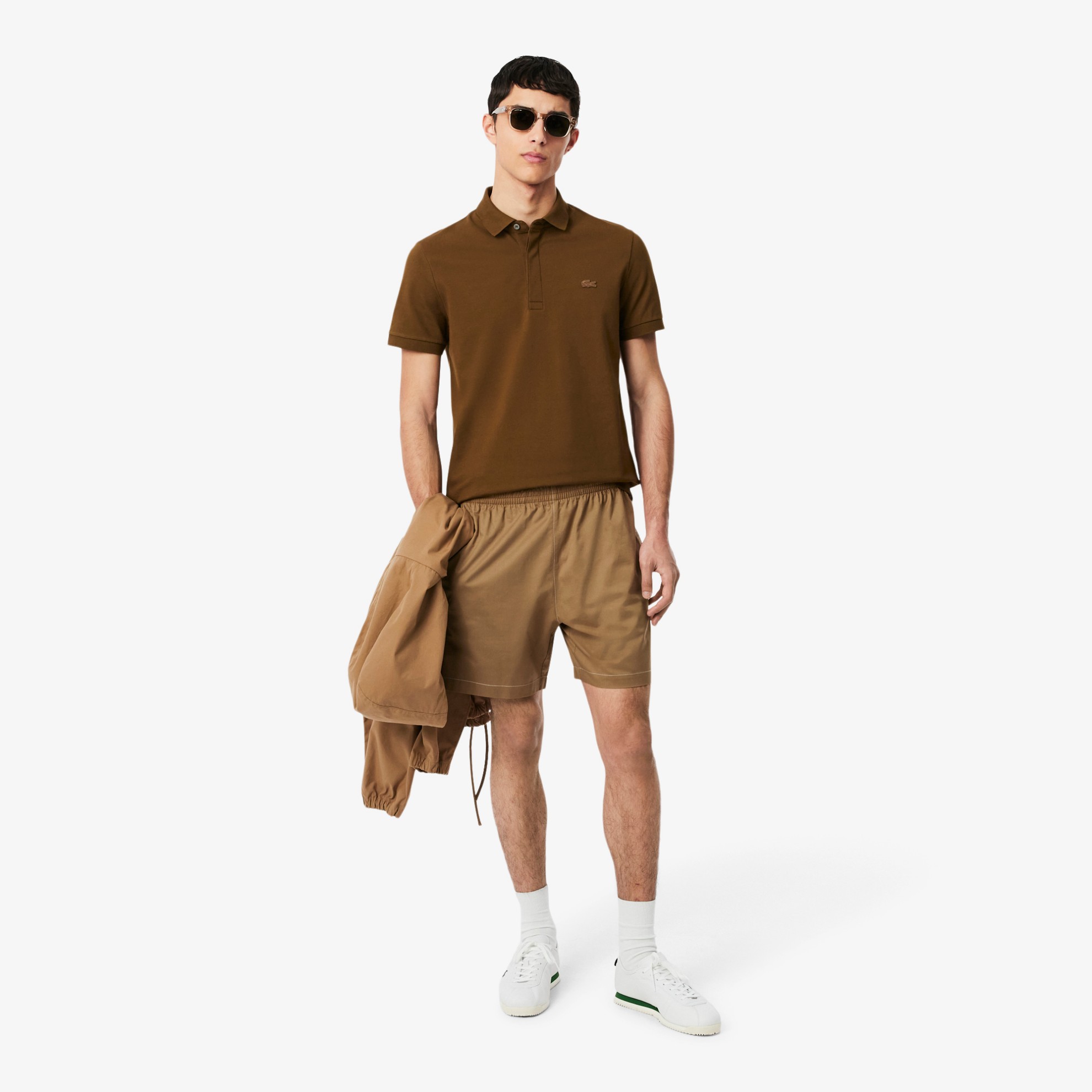 Εικόνα της Ανδρικό Relaxed Fit Cotton Twill Σορτς 