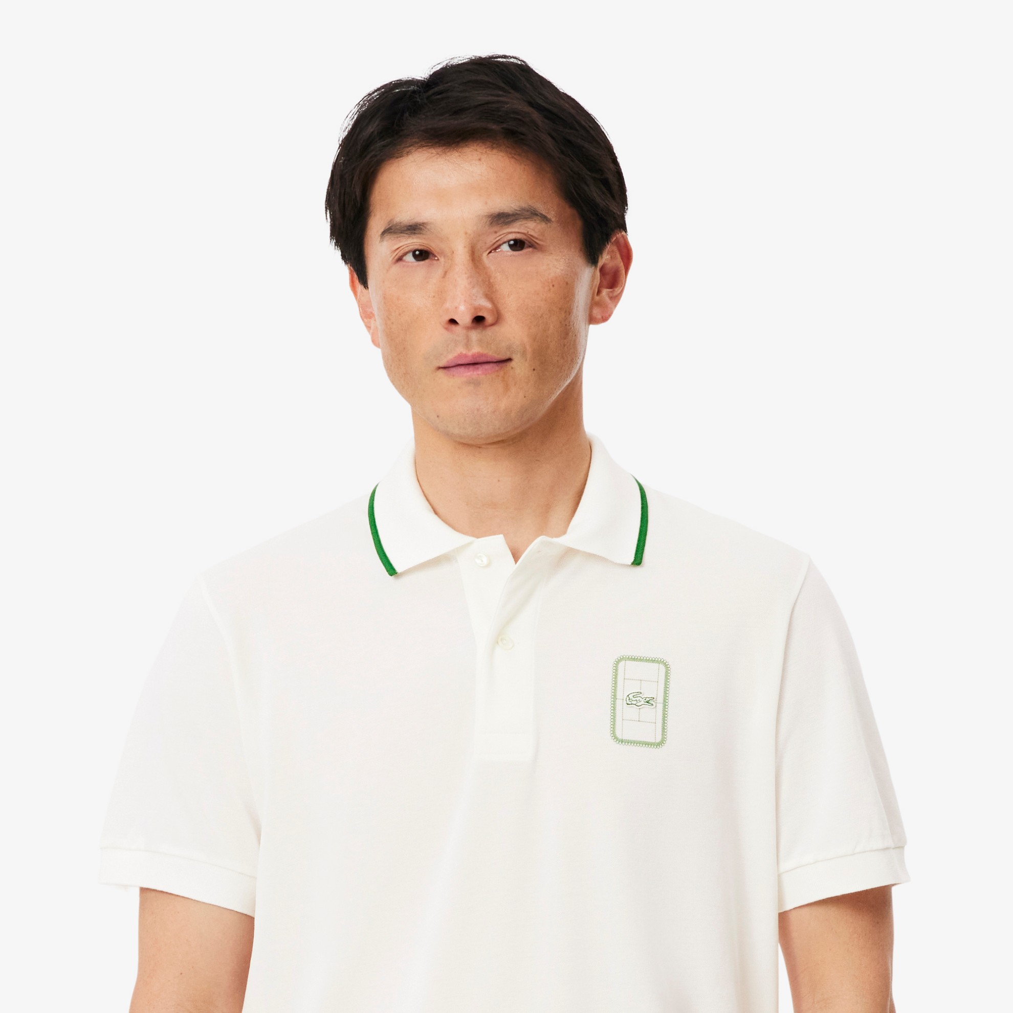 Εικόνα της Ανδρική Printed Piqué Polo Μπλούζα Classic Fit 