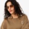 Εικόνα της Γυναικείο Oversized Polo Collar Piqué Φούτερ 