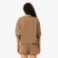Εικόνα της Γυναικείο Oversized Polo Collar Piqué Φούτερ 