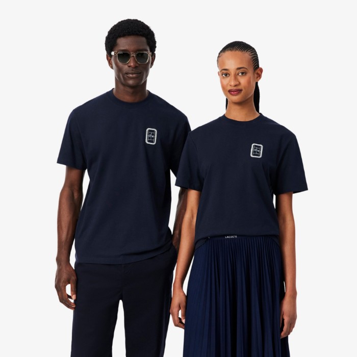 Εικόνα της Unisex Embroidered Badge Jersey T-shirt