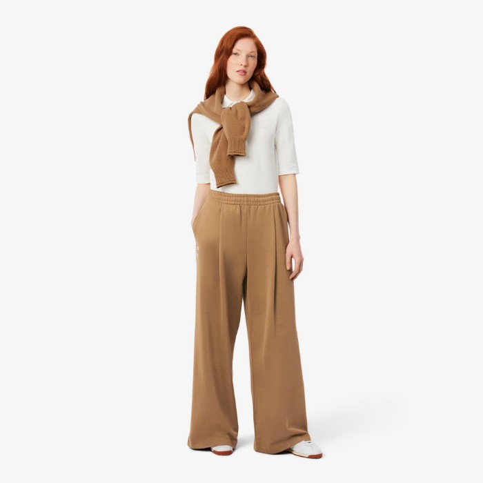 Εικόνα της Γυναικείο Pleat Front Piqué Παντελόνι Φόρμας 