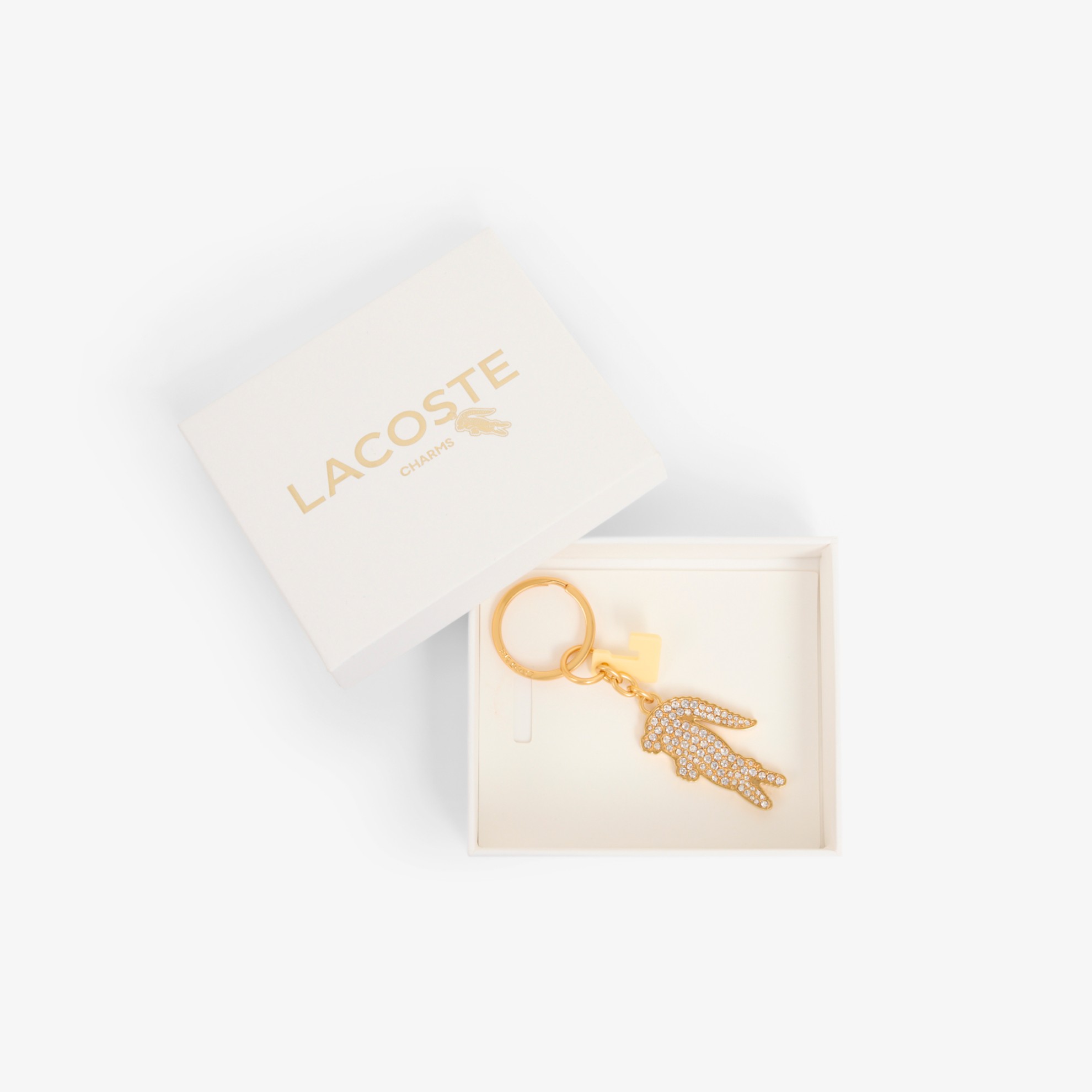 Εικόνα της Diamanté Crocodile L Charm Key Ring